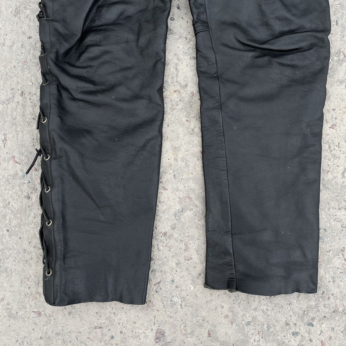Vintage Vintage Moto Pants 32 Real Leather Y2K Japan Style 90s Size US 32 / EU 48 - 4 Thumbnail