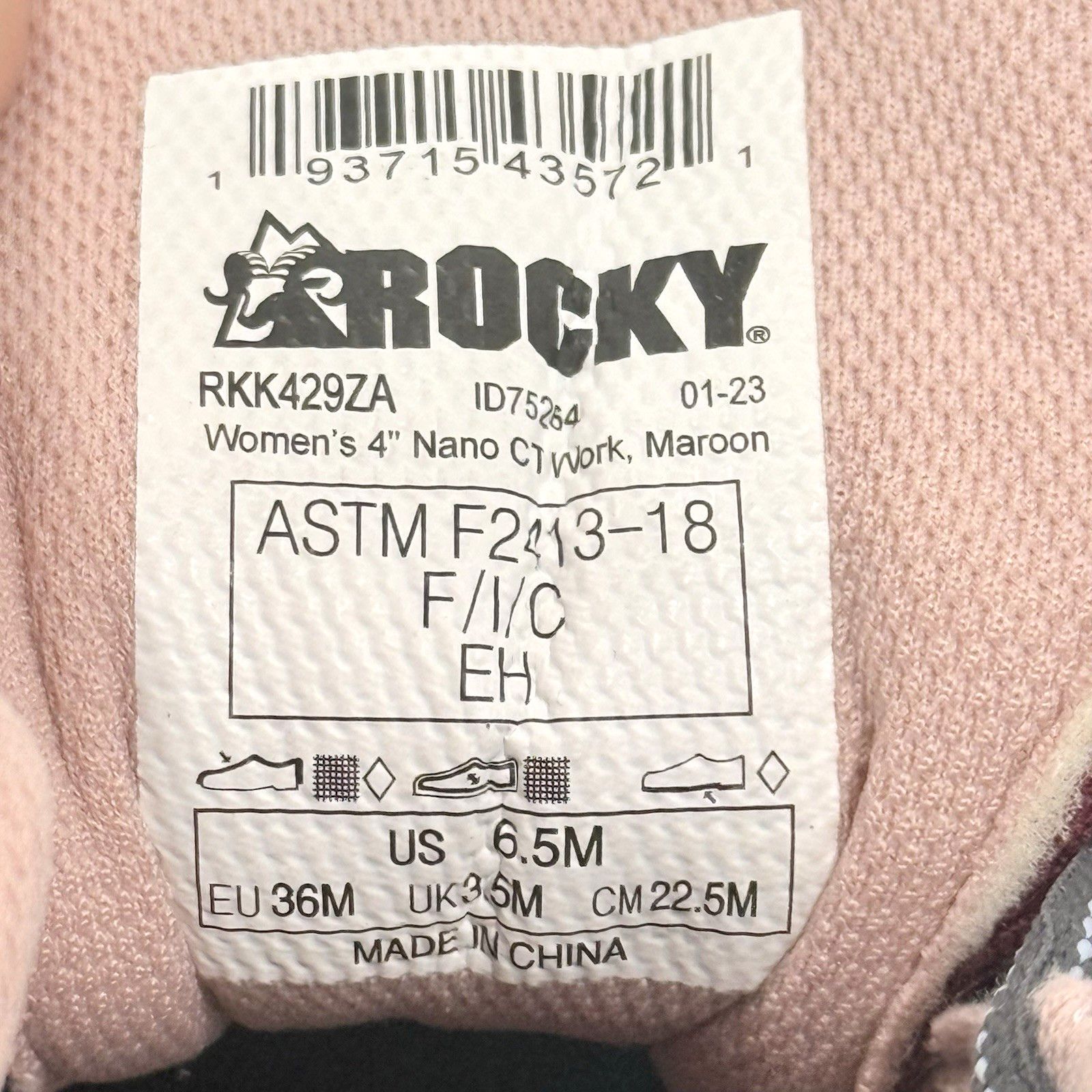 Rocky Rocky SR Athletic Work Comp Toe RkK429ZA Wo’s Size 6.5M Size US 6.5 / IT 36.5 - 13 Thumbnail