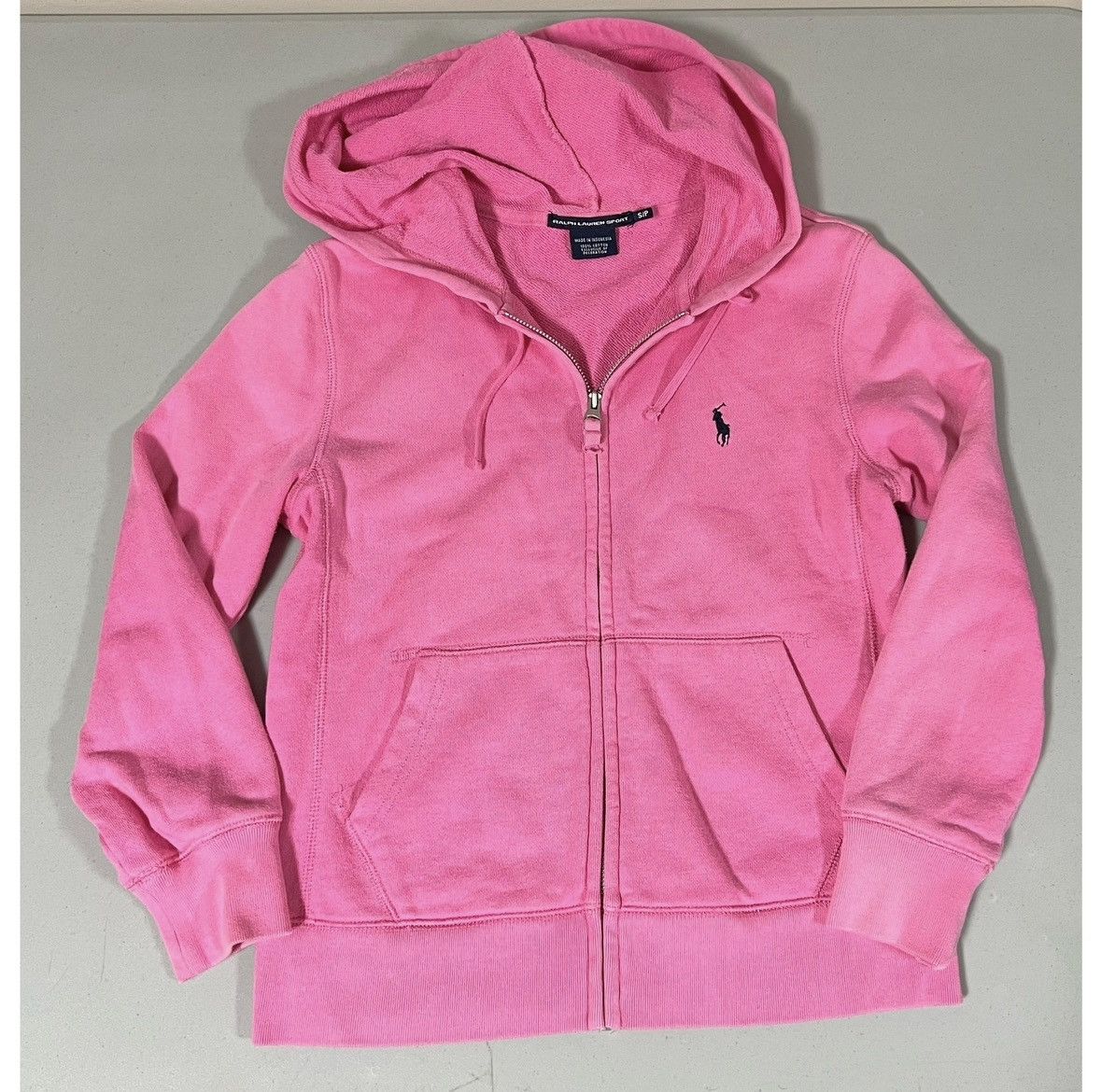Ralph Lauren Ralph Lauren Pink Zipper Sweater Sweatshirt Hoodie Size S 🩷 Size US S / EU 44-46 / 1 - 1 Thumbnail