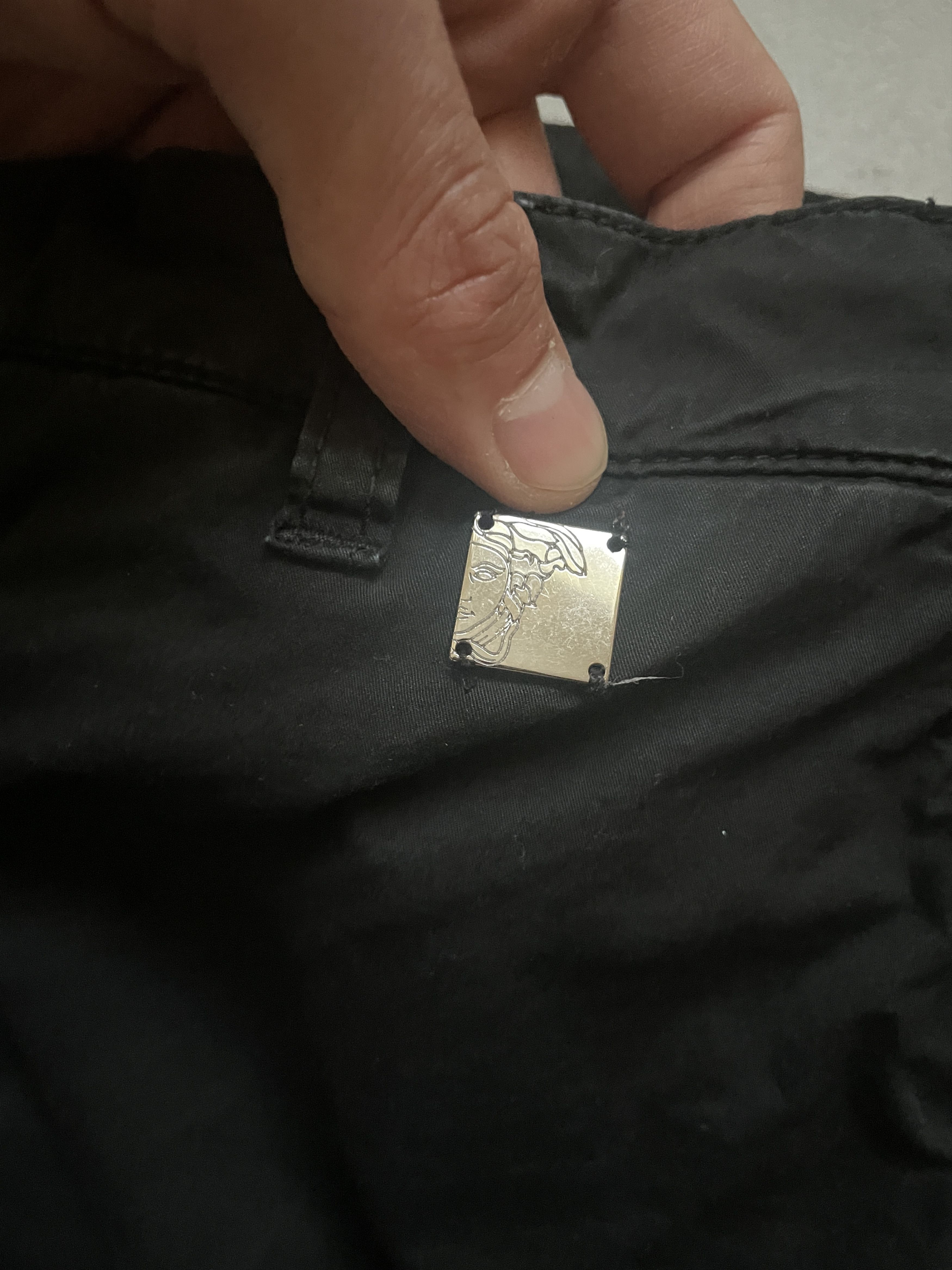 Versace GIANNI VERSACE COLLECTION BLACK LIGHT CHINO PANTS Size US 36 / EU 52 - 3 Thumbnail