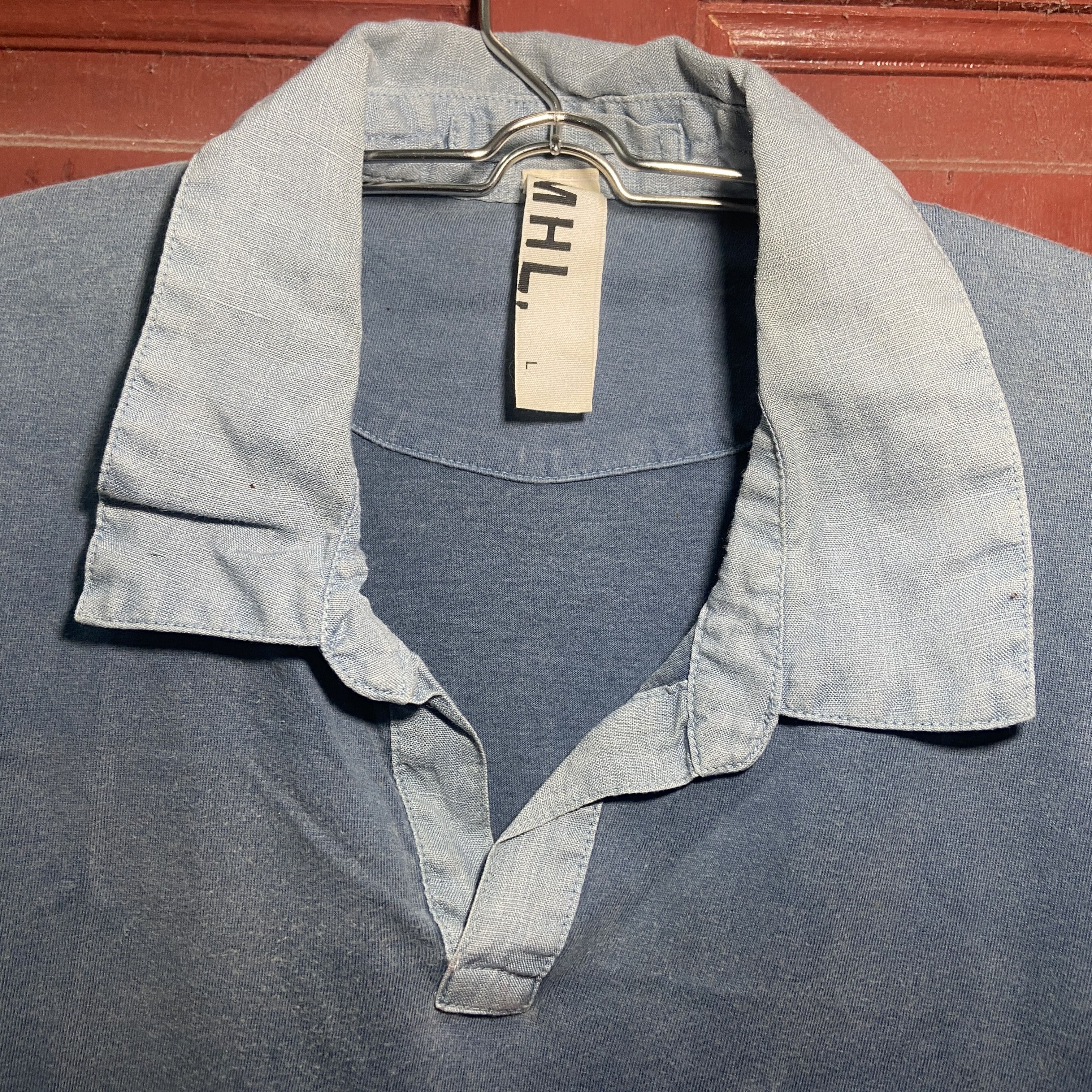 Designer × Margaret Howell Vintage Margaret Howell MHL Polo Shirt Size US L / EU 52-54 / 3 - 2 Thumbnail