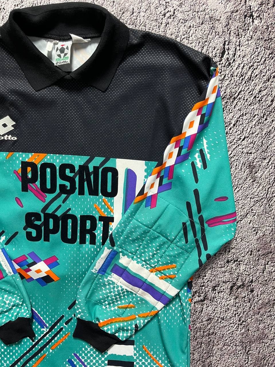 Lotto Sport × Vintage Lotto Vintage 1990's Goalkeeper Football Shirt Jersey Size US L / EU 52-54 / 3 - 5 Thumbnail