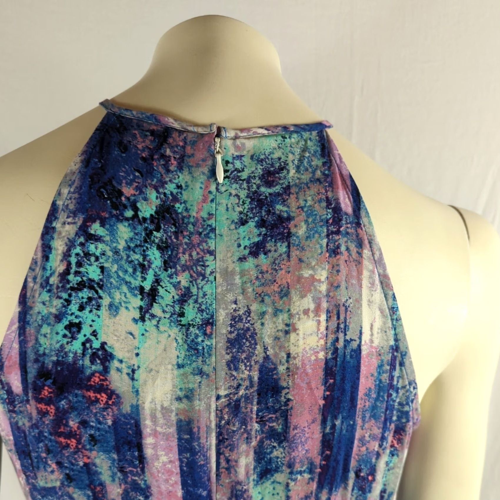 Vintage A NEW APPROACH Maxi Dress Size 4 Multi 100% Rayon Sleeveless NWOT Casual Party/Cocktail Womens Dress Size S / US 4 / IT 40 - 5 Thumbnail