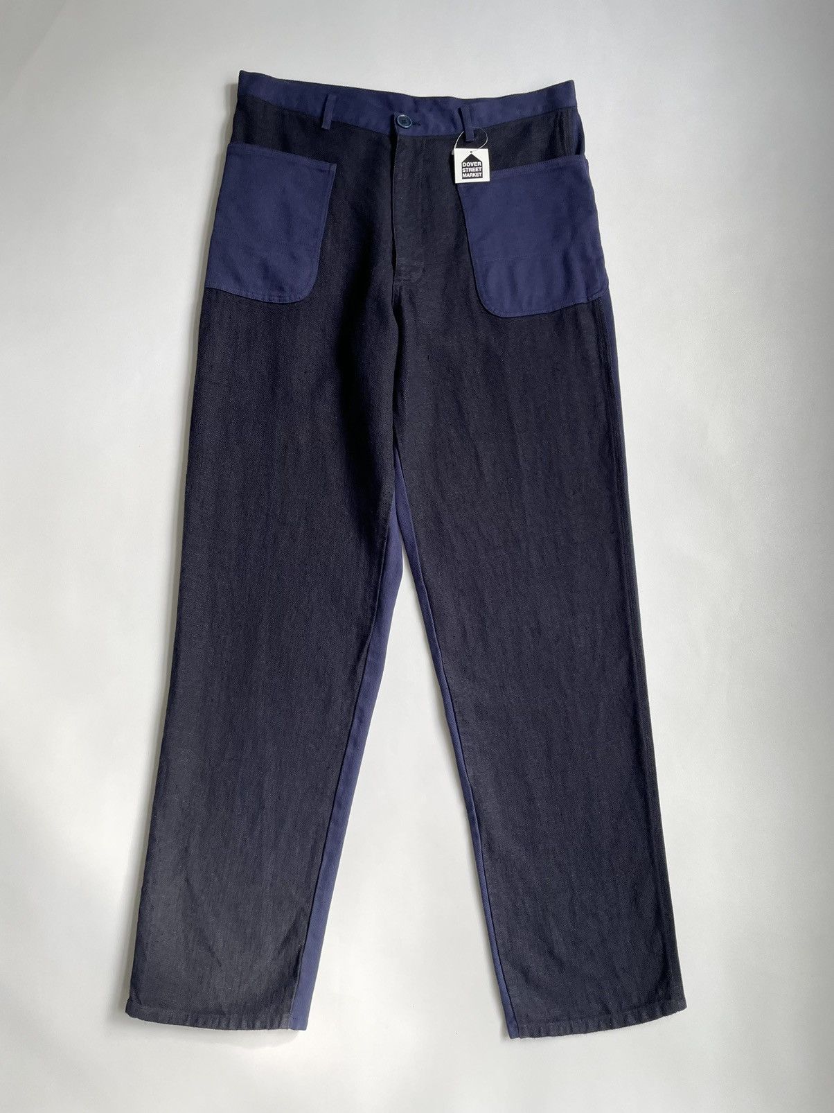 Comme des Garcons Contrast Linen Front Utility Trousers Size US 34 / EU 50 - 15 Thumbnail