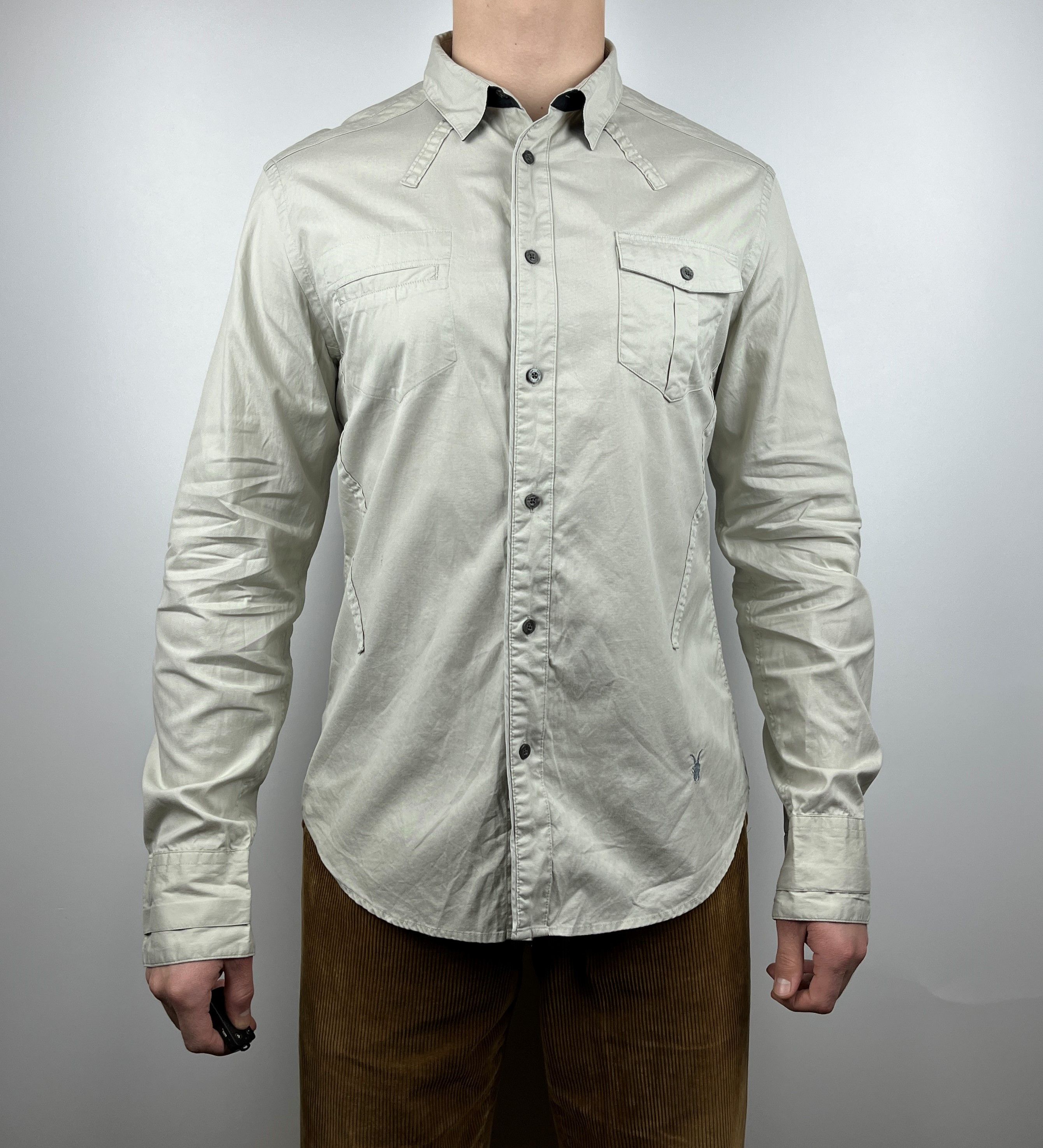 Allsaints AllSaints Oxford Spector Shirt Size US XL / EU 56 / 4 - 1 Thumbnail