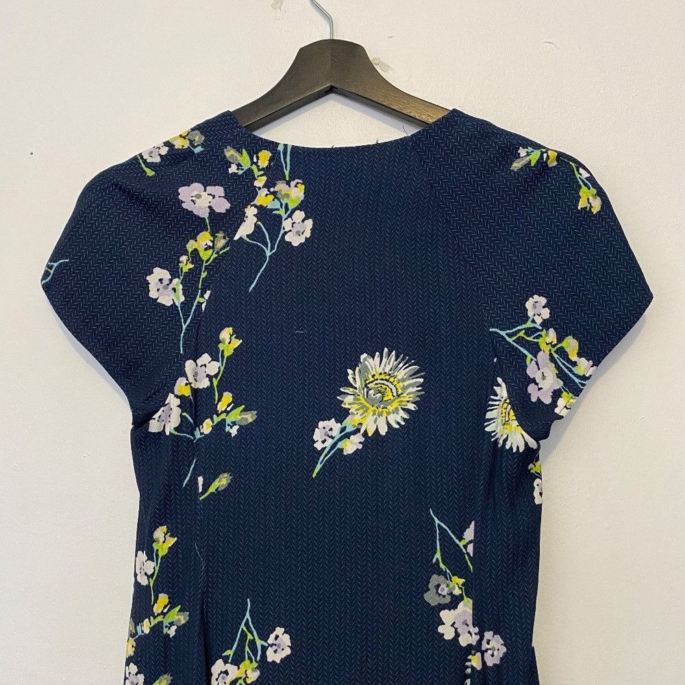 Free People Free People Blue Lost In You Cottage Floral Midi Dress Size XS / US 0-2 / IT 36-38 - 8 Thumbnail