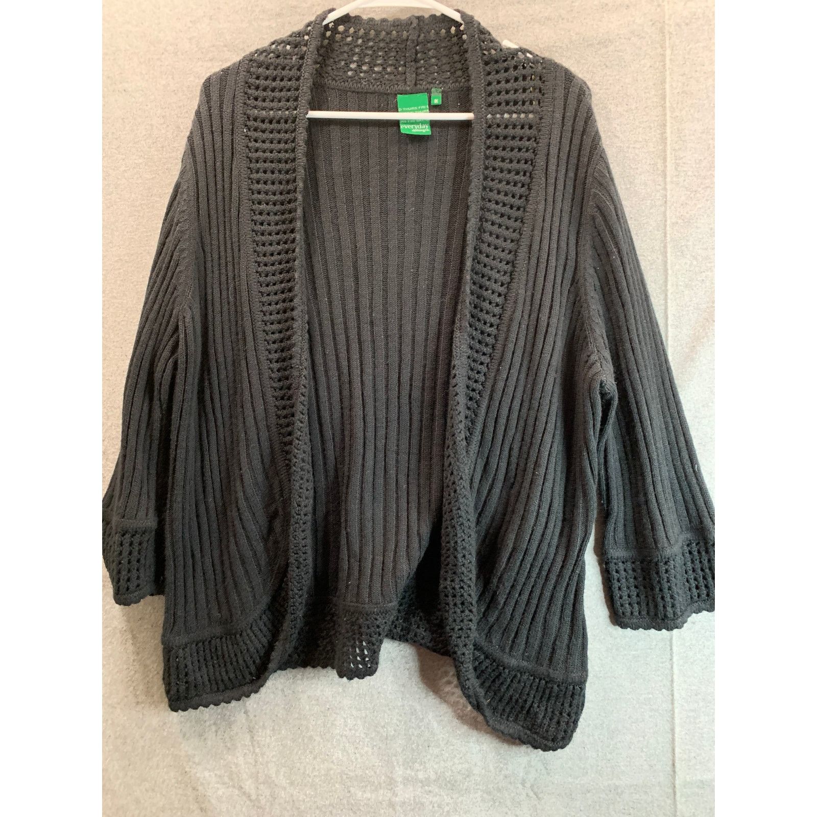Other Everyday Clothing Cardigan Black Shirt Women Size 1X Size XL / US 12-14 / IT 48-50 - 8 Thumbnail