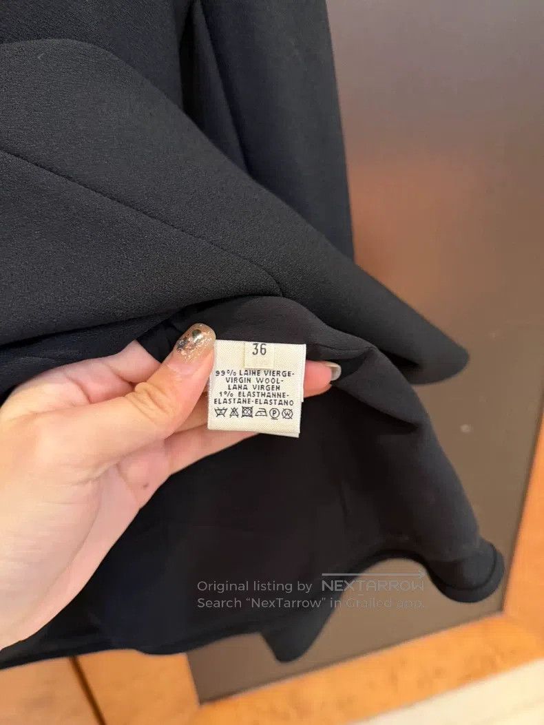 Hermes Hermes Black Silk Long Sleeve Top Size XS / US 0-2 / IT 36-38 - 4 Thumbnail