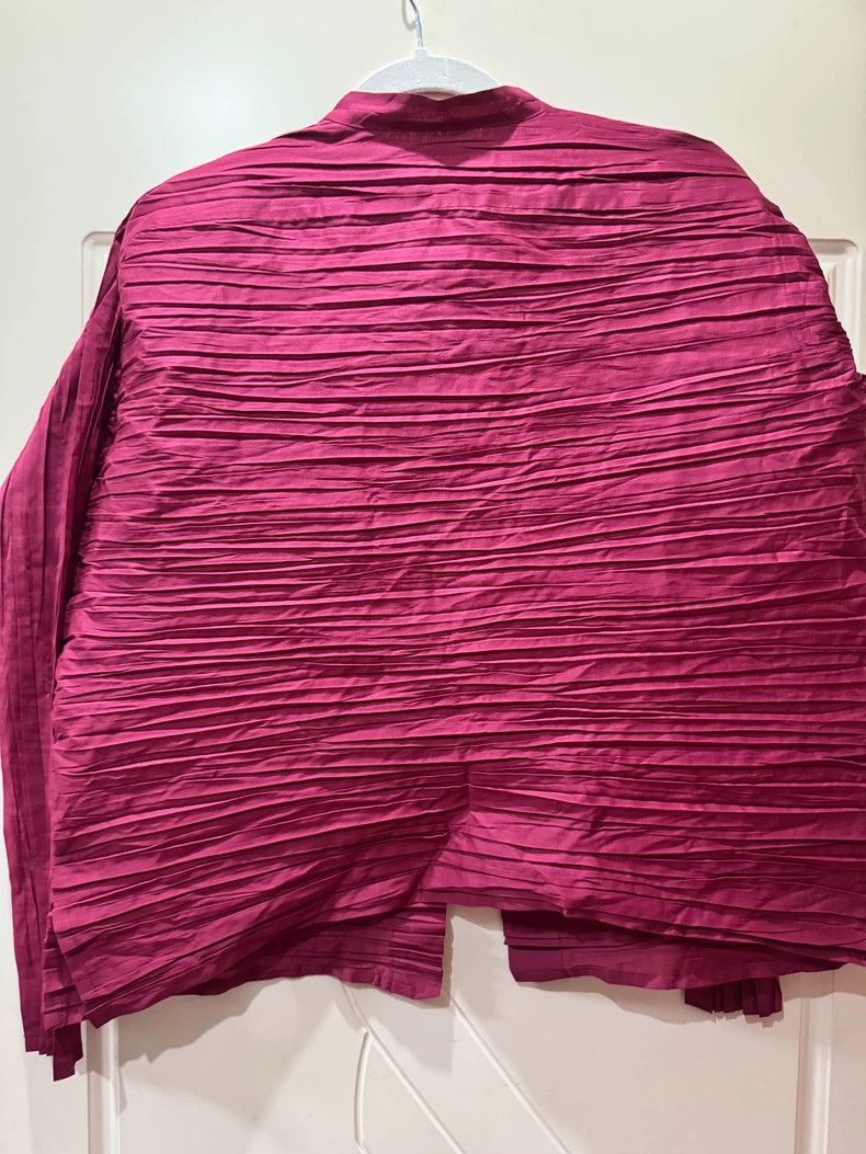 Issey Miyake Issey Miyake size:one size A high-end dark red basic shirt Size XS / US 0-2 / IT 36-38 - 6 Thumbnail