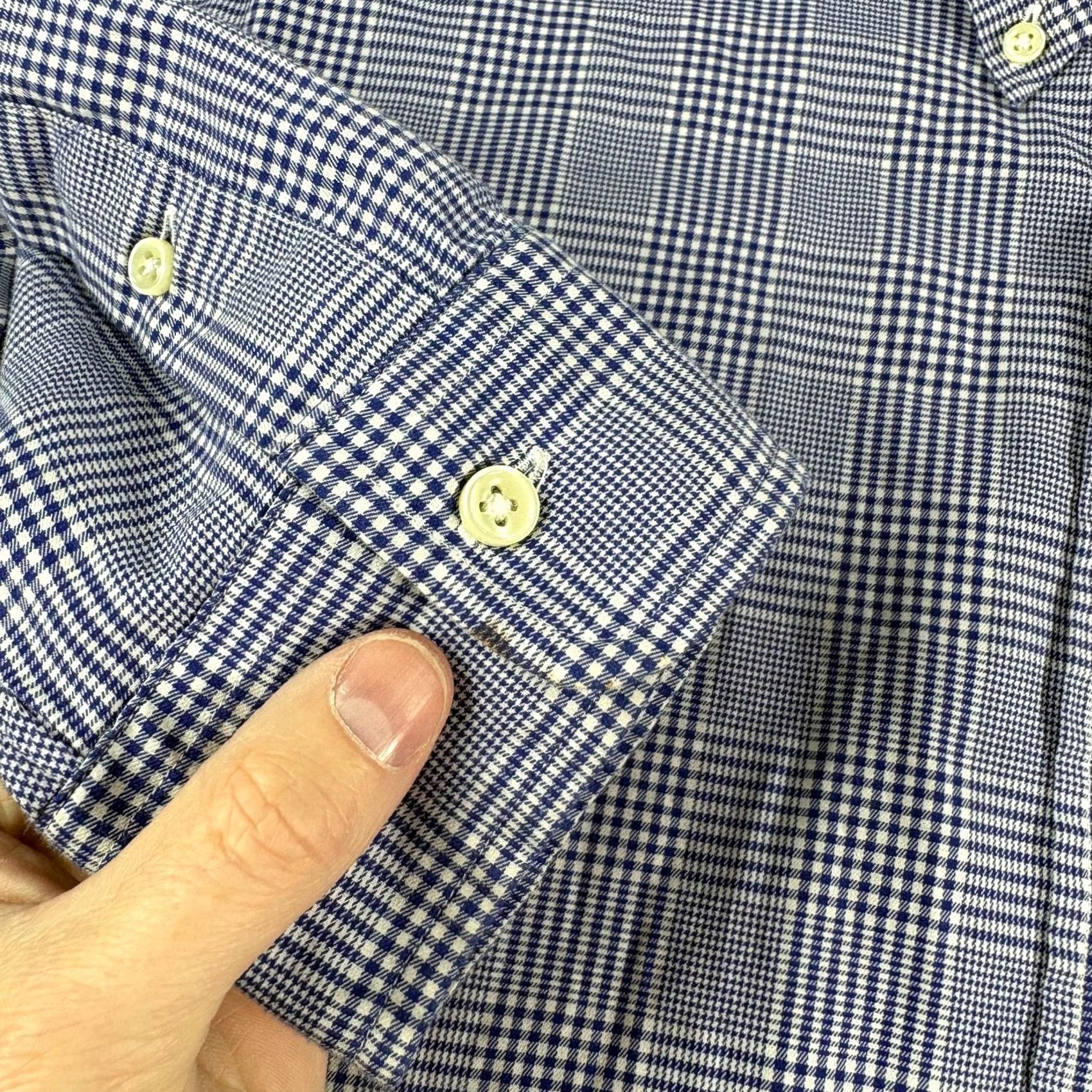 Polo Ralph Lauren Polo Ralph Lauren Shirt Mens 2XLT Tall Blue Plaid Button Up Long Sleeve Size US XXL / EU 58 / 5 - 2 Thumbnail
