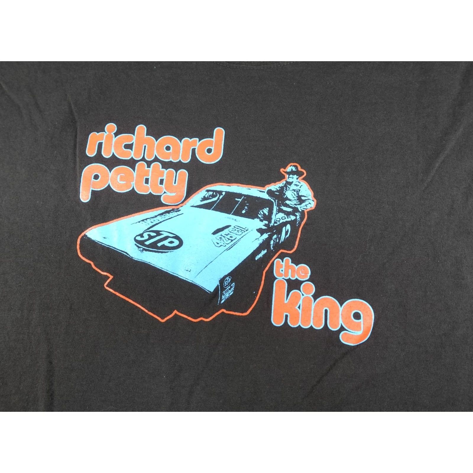 Gildan VINTAGE Richard Petty The King Shirt Mens 3XL Brown Racing Graphic Nascar Size US XXL / EU 58 / 5 - 2 Thumbnail