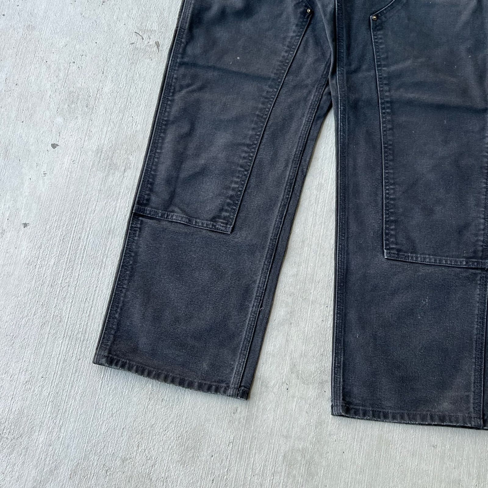 Carhartt × Vintage Carhartt black double knee work wear carpenter pants Size US 29 - 8 Thumbnail