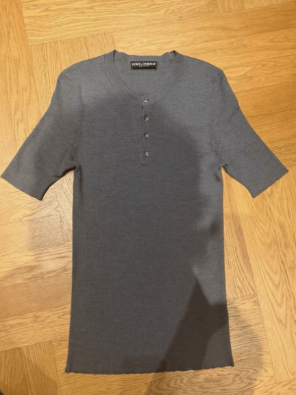 Dolce & Gabbana Dolce&Gabbana Men's Short Sleeve Knit Shirt K18 Size US L / EU 52-54 / 3 - 1 Thumbnail