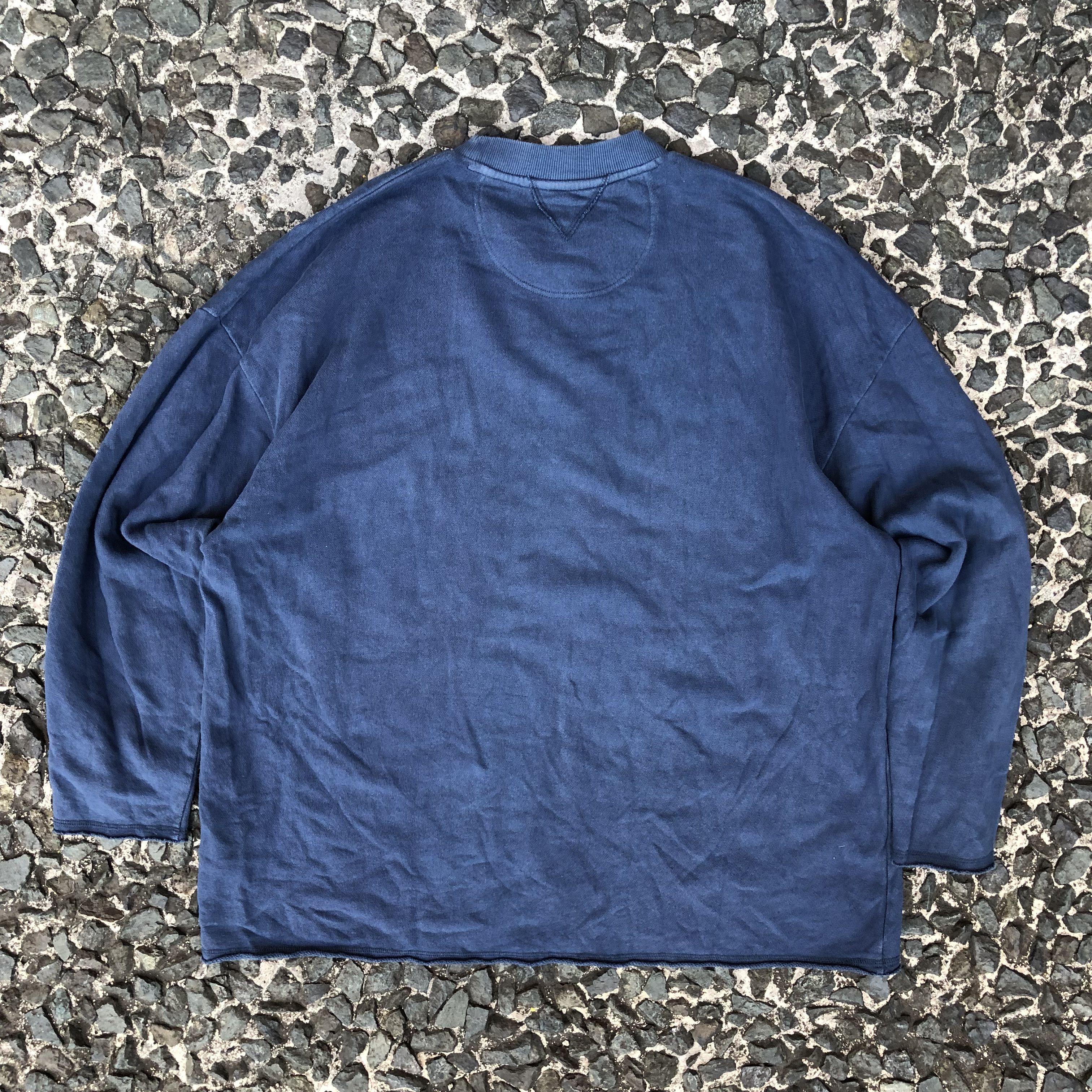 White Mountaineering White Mountaineering Garment Dye Sweat Pullover (Blue) Size US M / EU 48-50 / 2 - 5 Thumbnail
