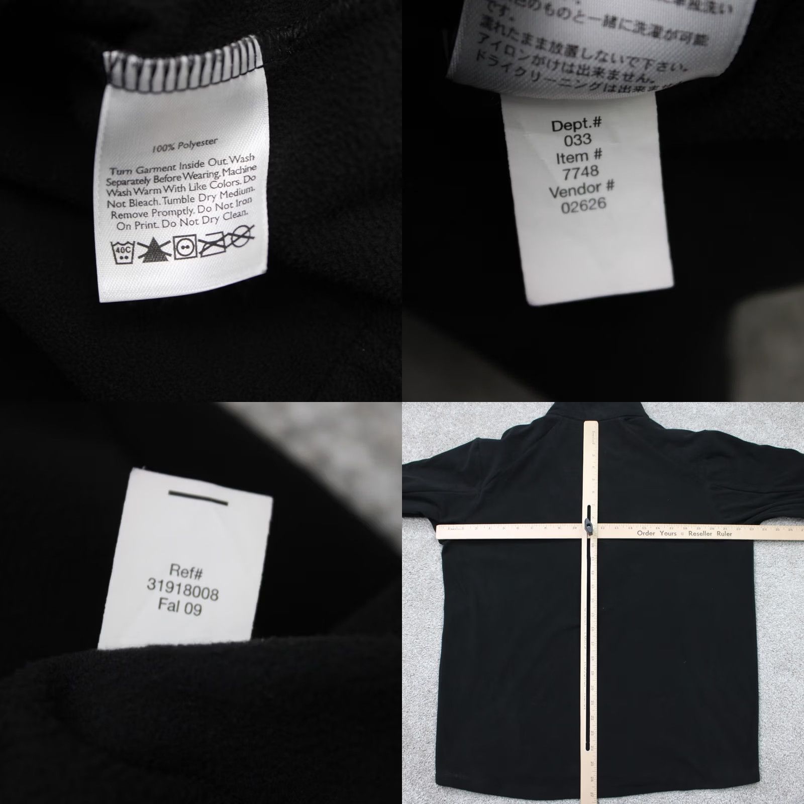Eddie Bauer Eddie Bauer Sweatshirt Mens Large Black 1/4 Zip Fleece Pullover Sweatshirt Pullover 1/4 Zip Logo 90s Outdoor Mens Size US L / EU 52-54 / 3 - 8 Thumbnail