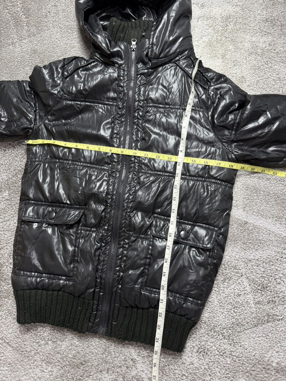 Yohji Yamamoto First Double Zipper Puffer Hoodie Ifsixwasnine Lgb Styled Size US M / EU 48-50 / 2 - 11 Thumbnail