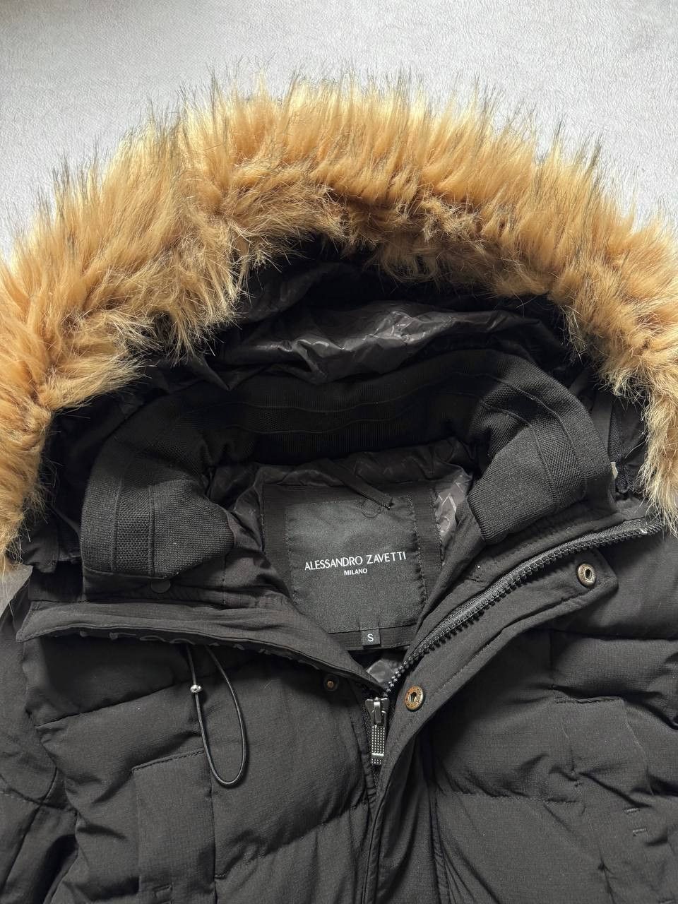 Zanetti Alessandro Zavetti Parka Jacket with Faux Fur Hood Size US S / EU 44-46 / 1 - 6 Thumbnail