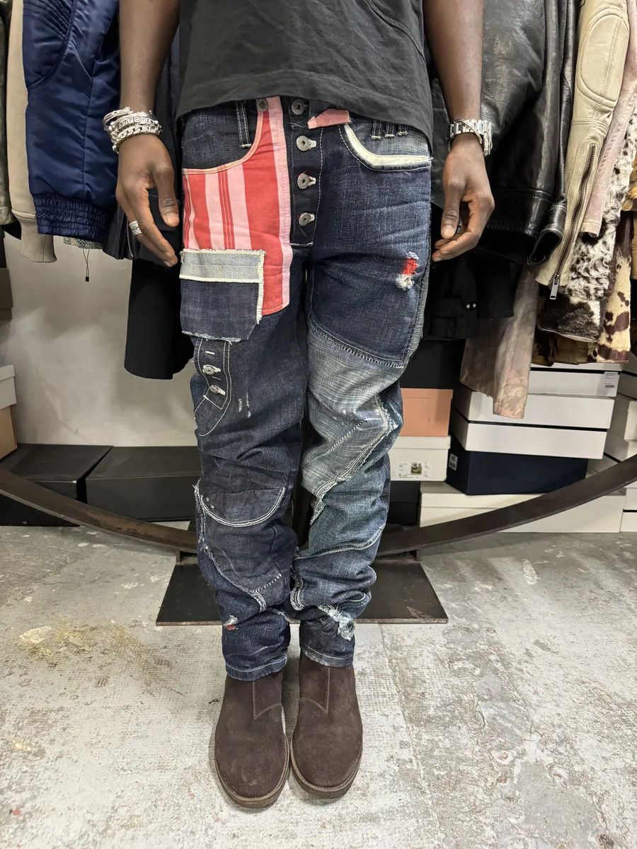 2000s Marithé + François Girbaud Navy Denim Jeans
