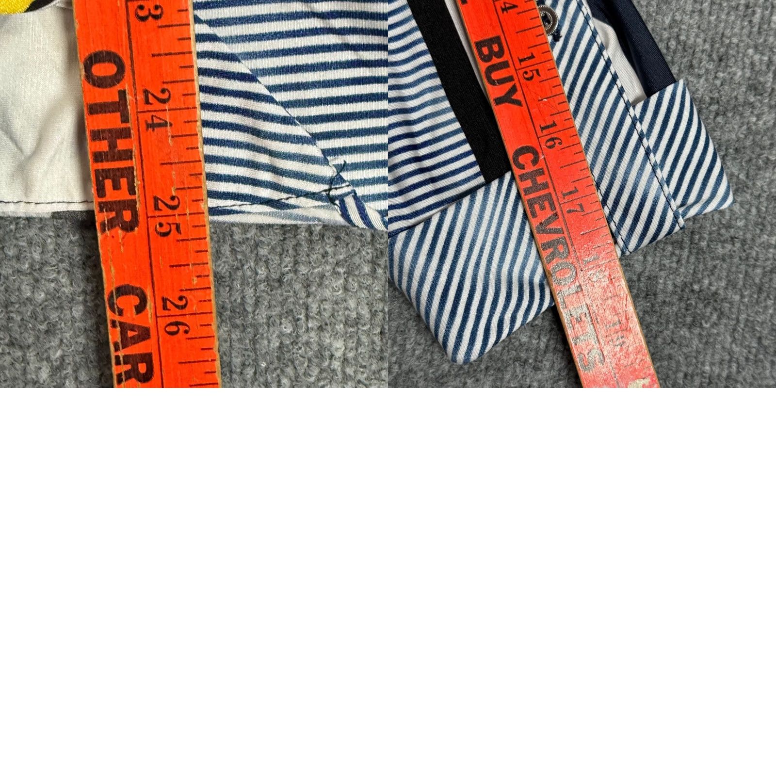 Vintage VINTAGE NYGARD Womens 2X Striped Geometric Print Button Front Shirt Roll Tab Sleeve Chic Size XXL / US 16-18 / IT 52-54 - 8 Thumbnail