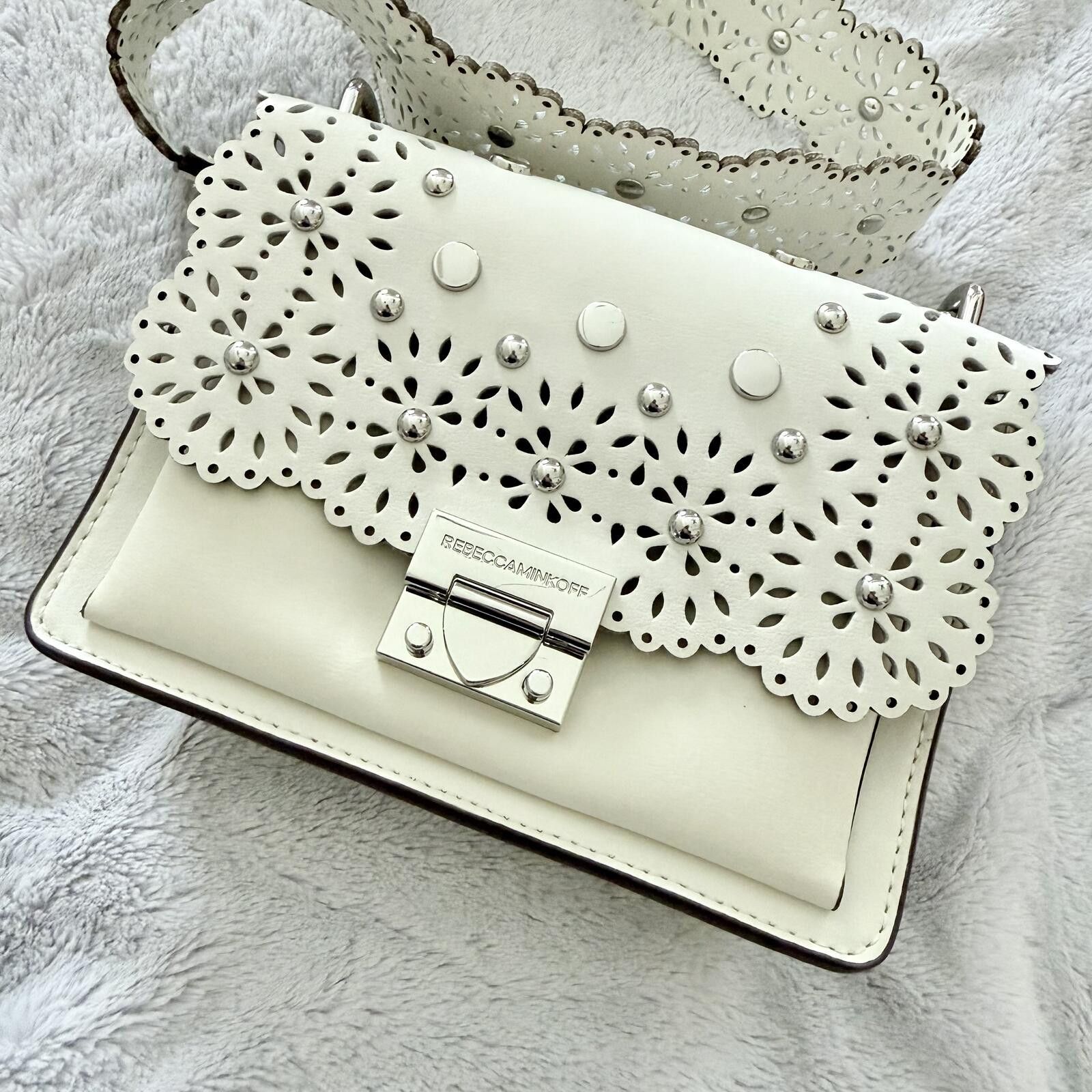Other Rebecca Minkoff White Leather Crossbody Bag Size ONE SIZE - 4 Thumbnail