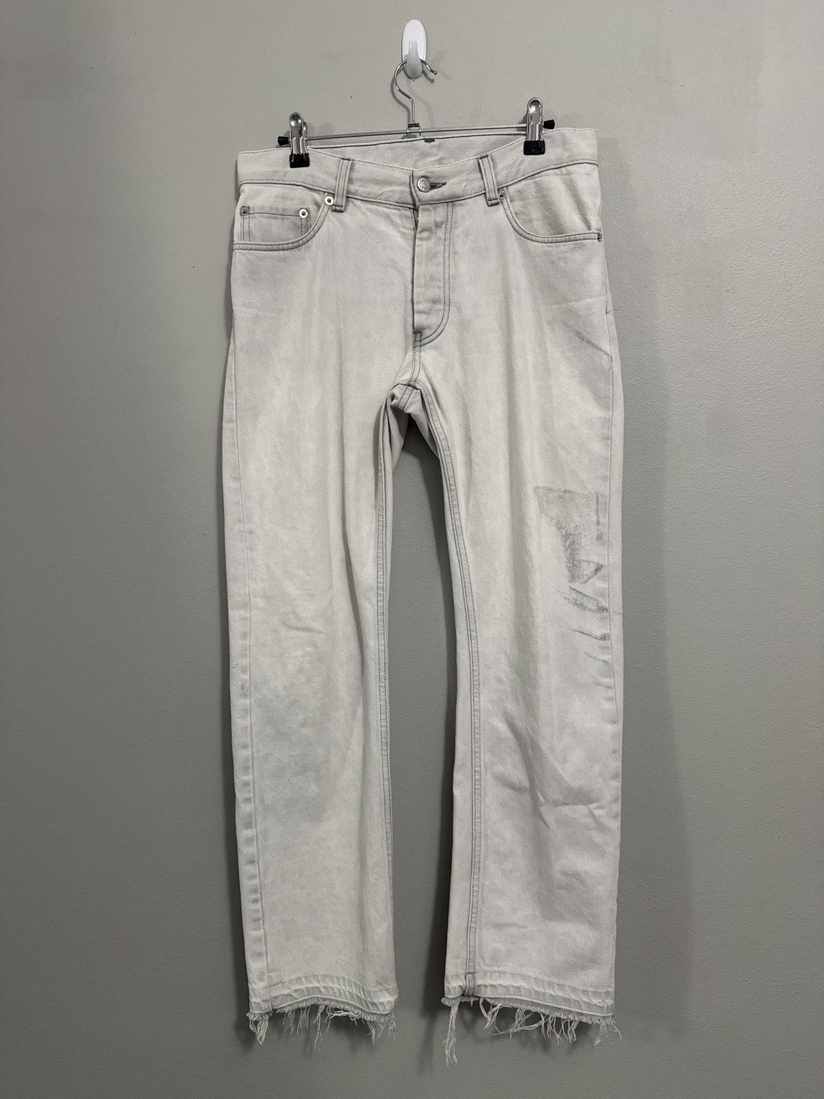 image of Helmut Lang A/w 1999 Bleach Denim in White, Men's (Size 30)