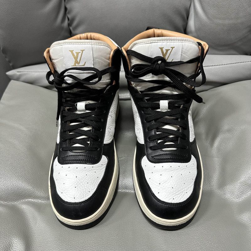 Louis Vuitton Louis Vuitton Rivoli Black Fashion Sneakers - Size US 7.5 / EU 40-41 - 2 Thumbnail