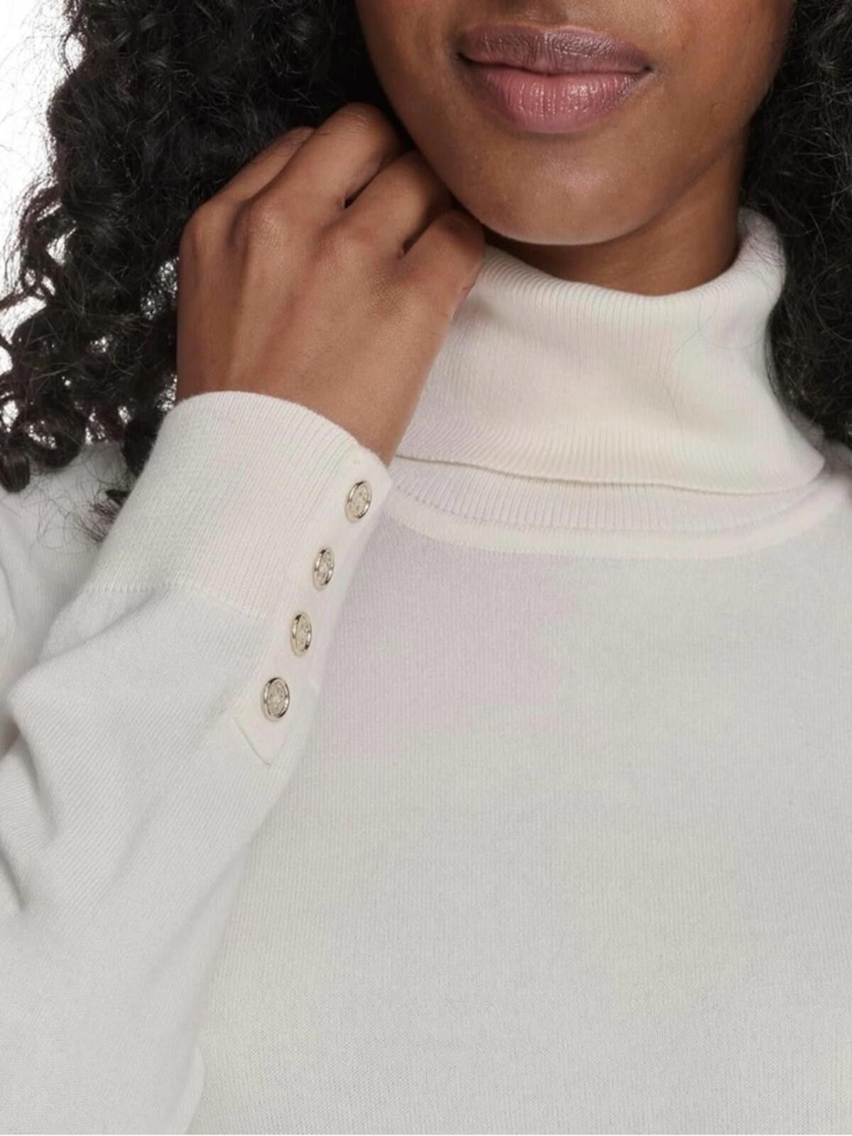 Tommy Hilfiger Tommy Hilfiger / Turtleneck Sweater / Ivory Size M / US 6-8 / IT 42-44 - 3 Thumbnail