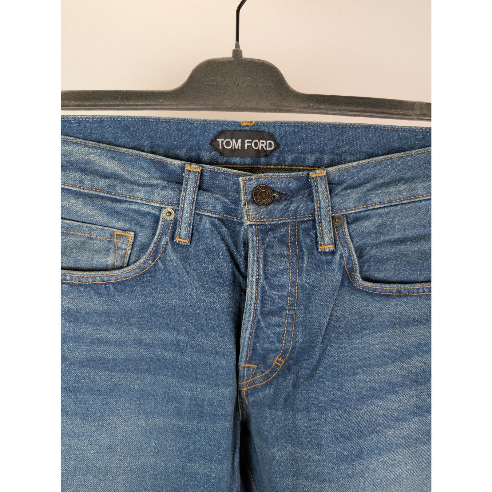 Tom Ford o1rshd1 Q:6 / Slim Jeans in Navy Size US 32 / EU 48 - 8 Thumbnail