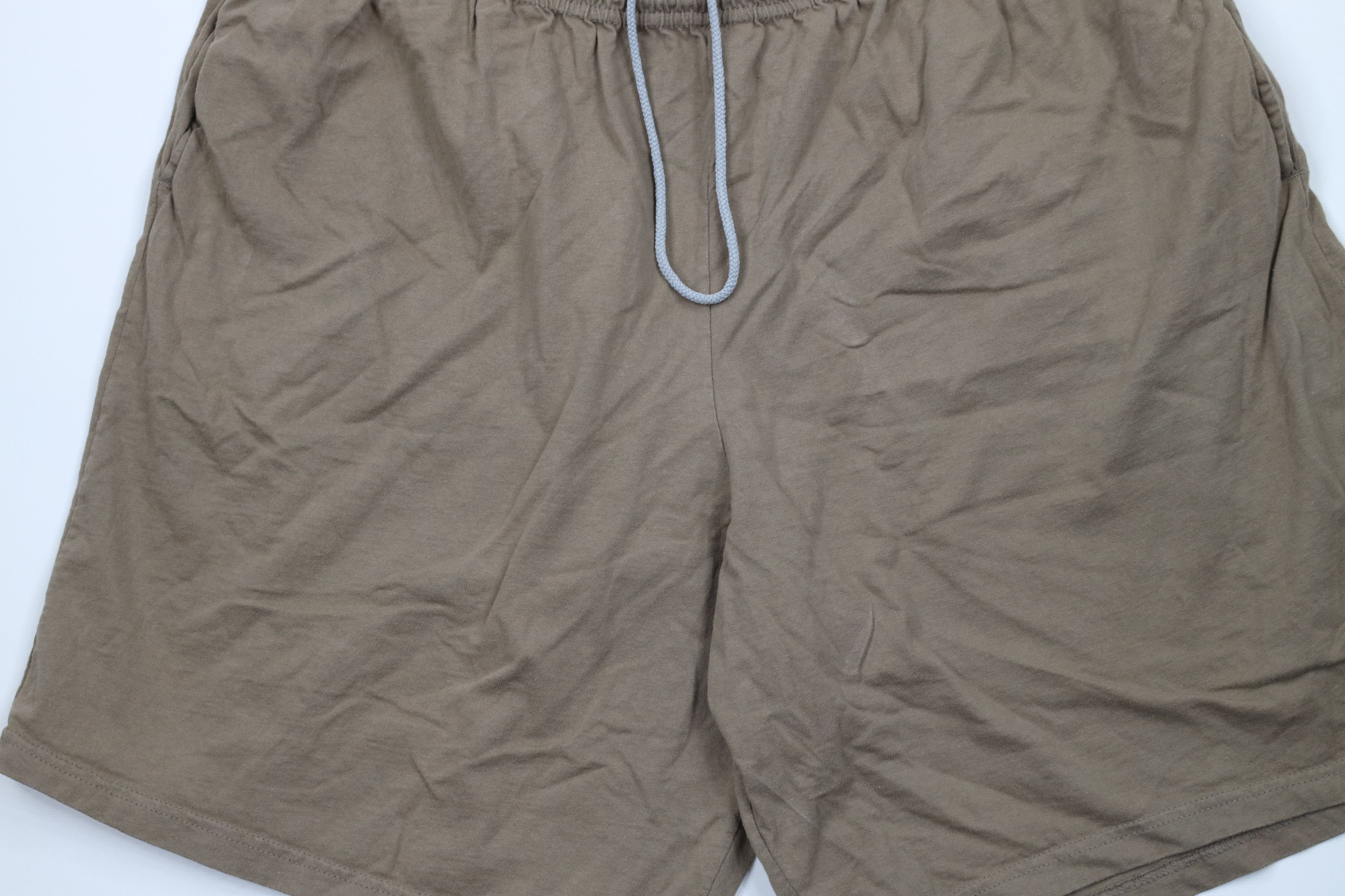 Vintage Vintage 90s Y2K Streetwear Cotton Above Knee Shorts Khaki Size US 40 / EU 56 - 3 Thumbnail