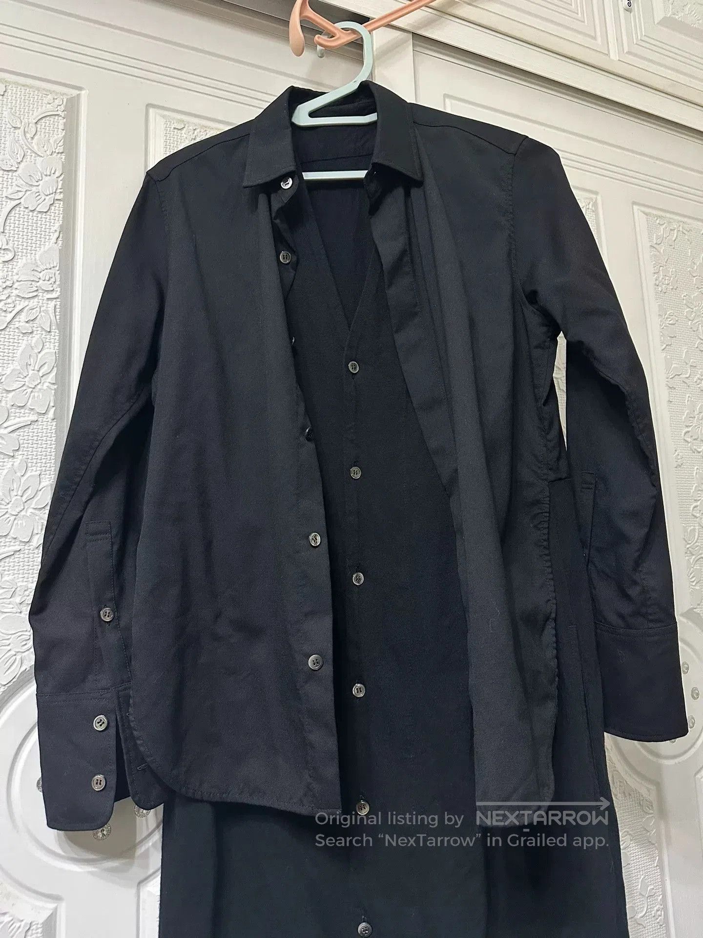 Ground Y GroundY Black Shirtdress with Layered Design. Size S / US 4 / IT 40 - 3 Thumbnail