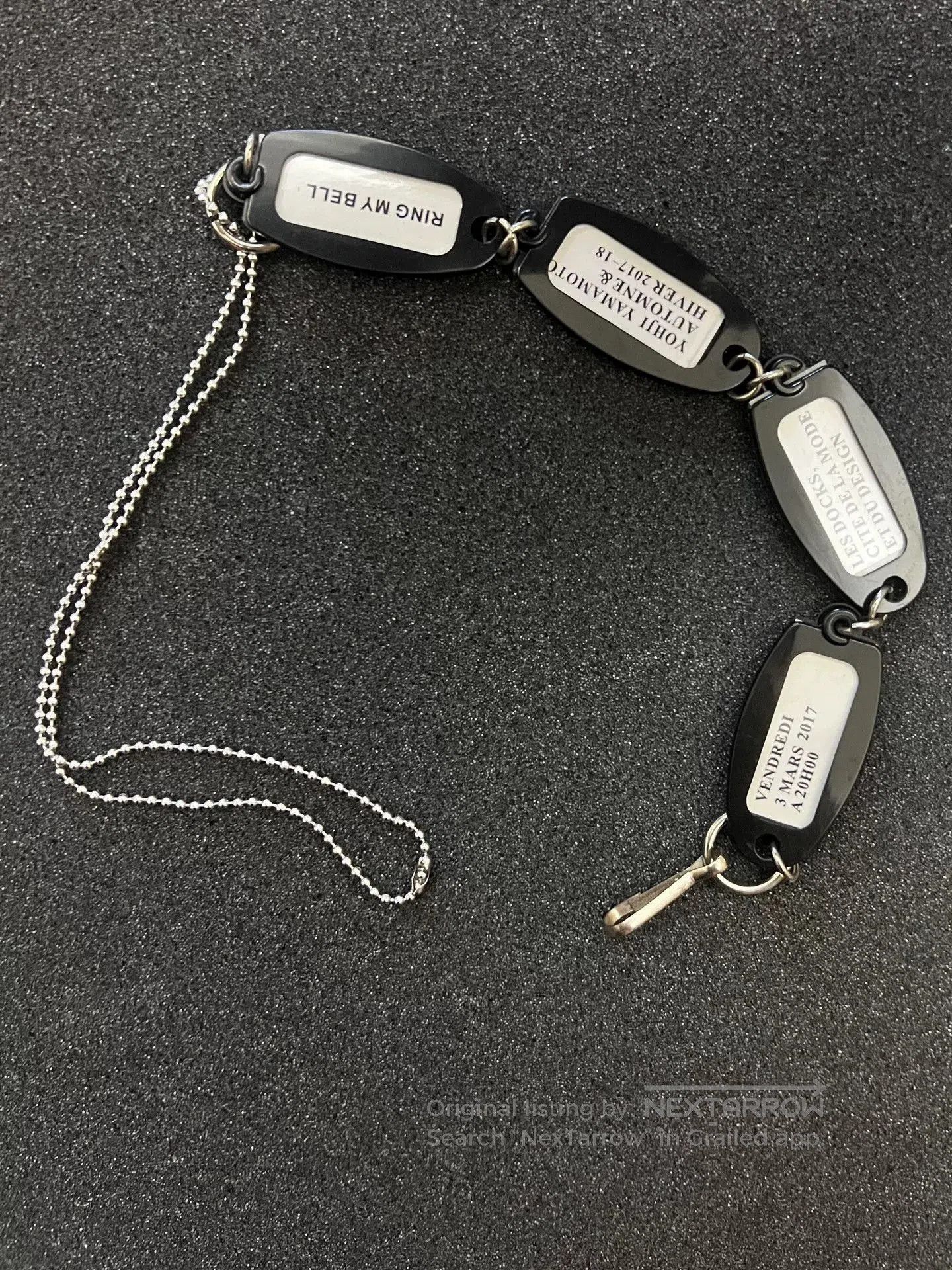 Yohji Yamamoto Yohji Yamamoto 2017AW Multi-Functional Necklace. Size ONE SIZE - 2 Thumbnail
