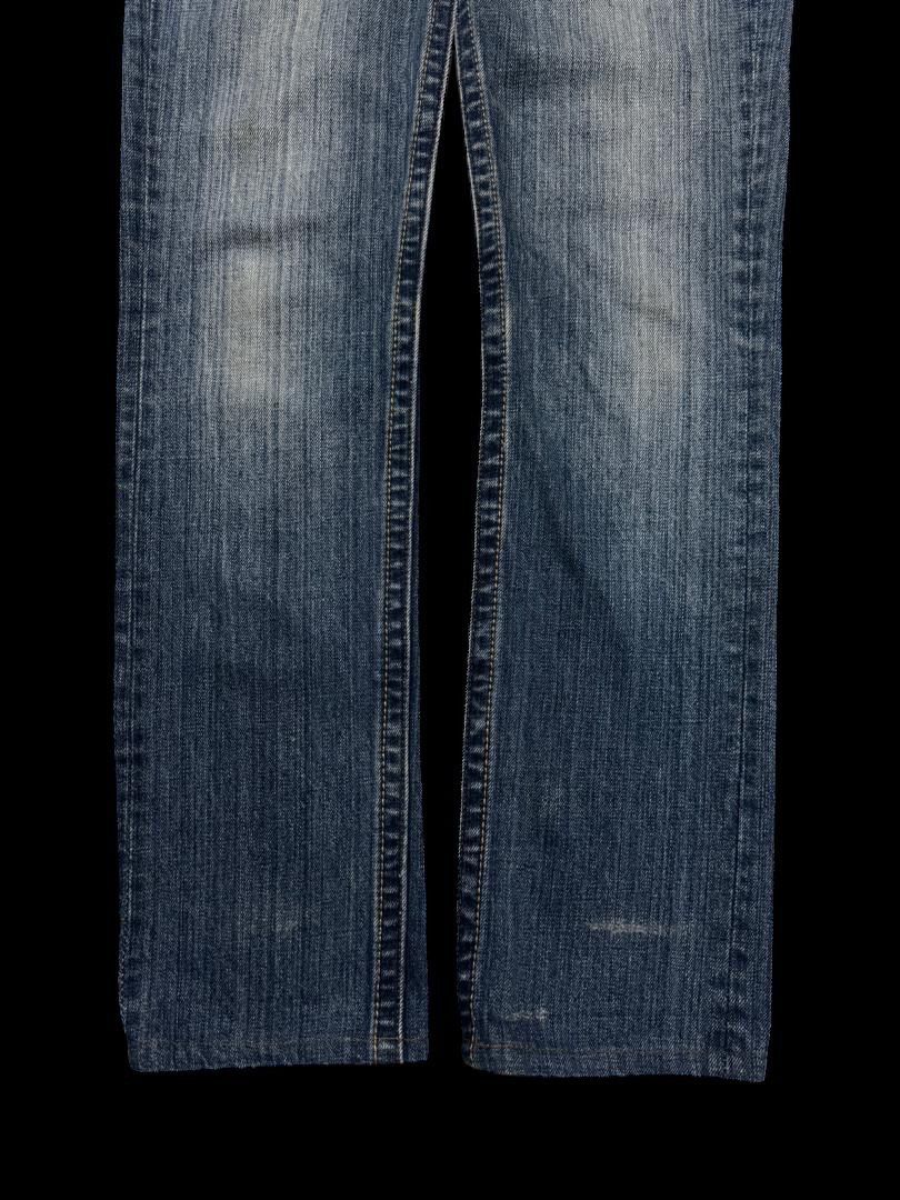 Japanese Brand DOUBLE WAIST Vintage Japanese Mudwash Distressed Slim Jean Size US 29 - 8 Thumbnail