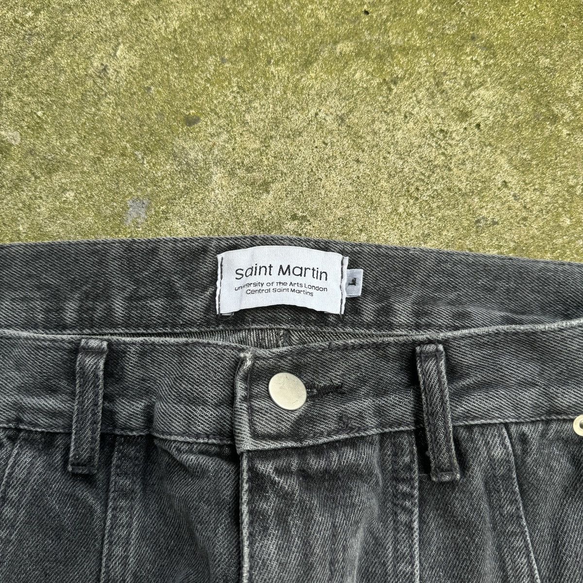 Other Saint Martin Baggy Wide Leg Faded Skater Jeans Size US 34 / EU 50 - 4 Thumbnail