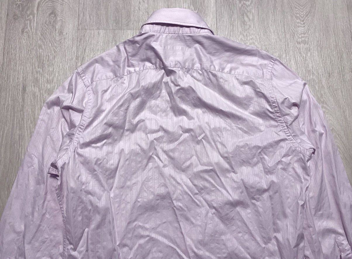 Gucci Vintage Gucci by Tom Ford Pink Long Sleeve Striped Shirt Size US S / EU 44-46 / 1 - 18 Thumbnail