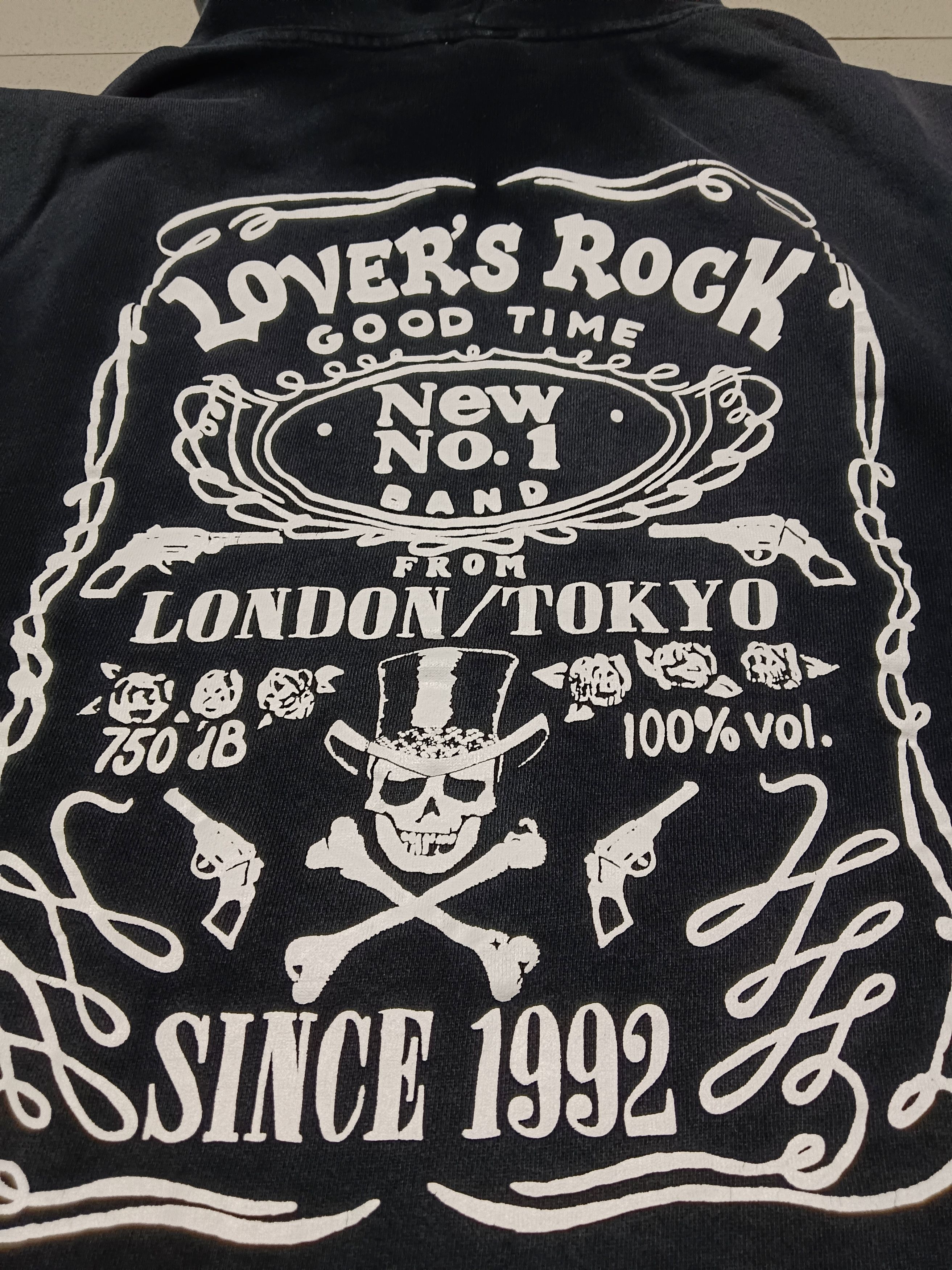Japanese Brand Sunfaded Lovers Rock By Superlovers X Guns And Roses Hoodie Size US M / EU 48-50 / 2 - 7 Thumbnail