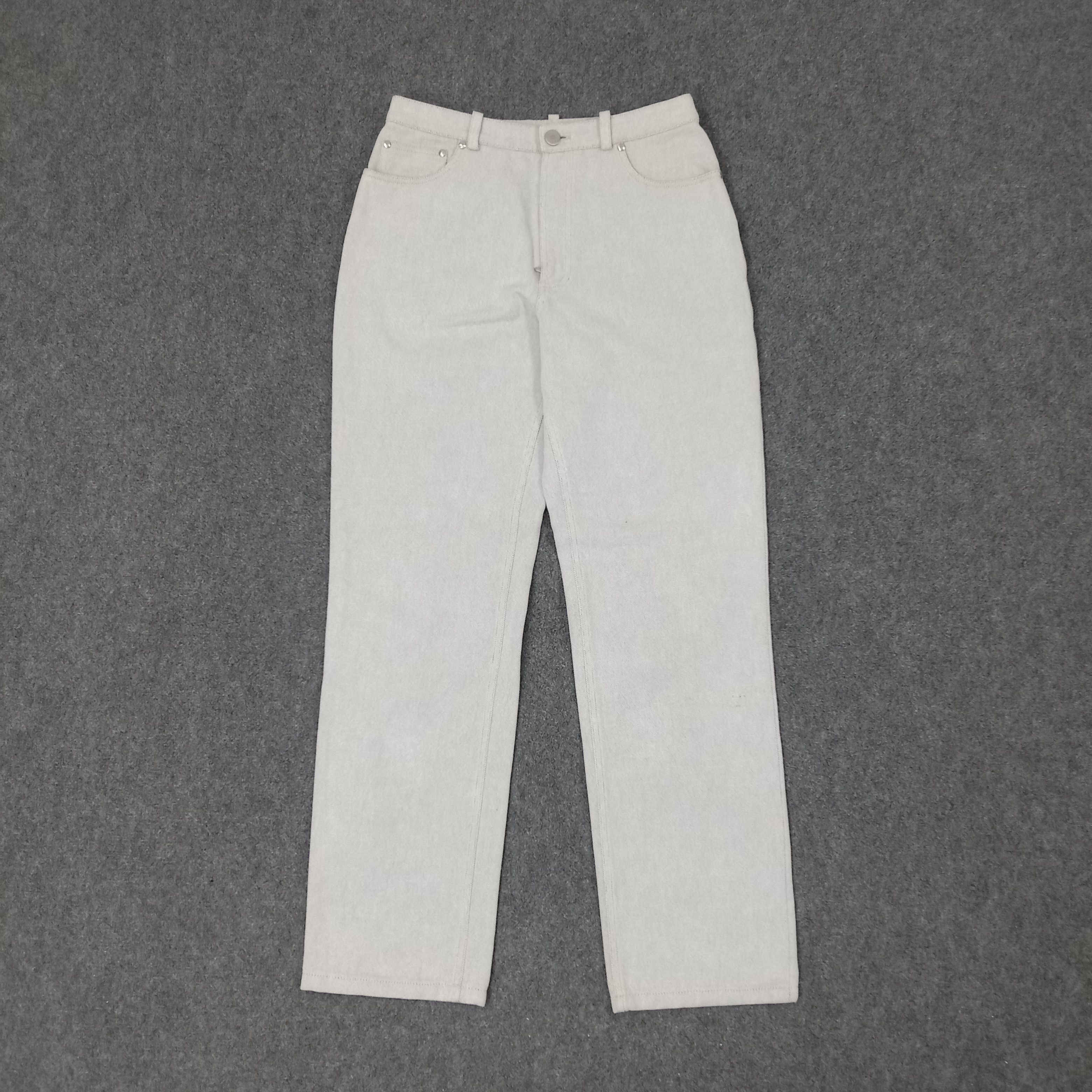 Hermes × Vintage Hermes Paris Designer Brand Denim Jeans C217N5 Size US 26 / EU 42 - 1 Thumbnail
