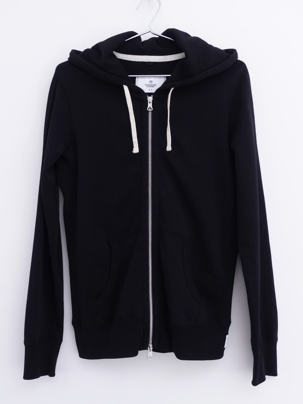 Reigning Champ Black Lightweight Classic Terry Full Zip Hoodie - S Size US S / EU 44-46 / 1 - 1 Thumbnail
