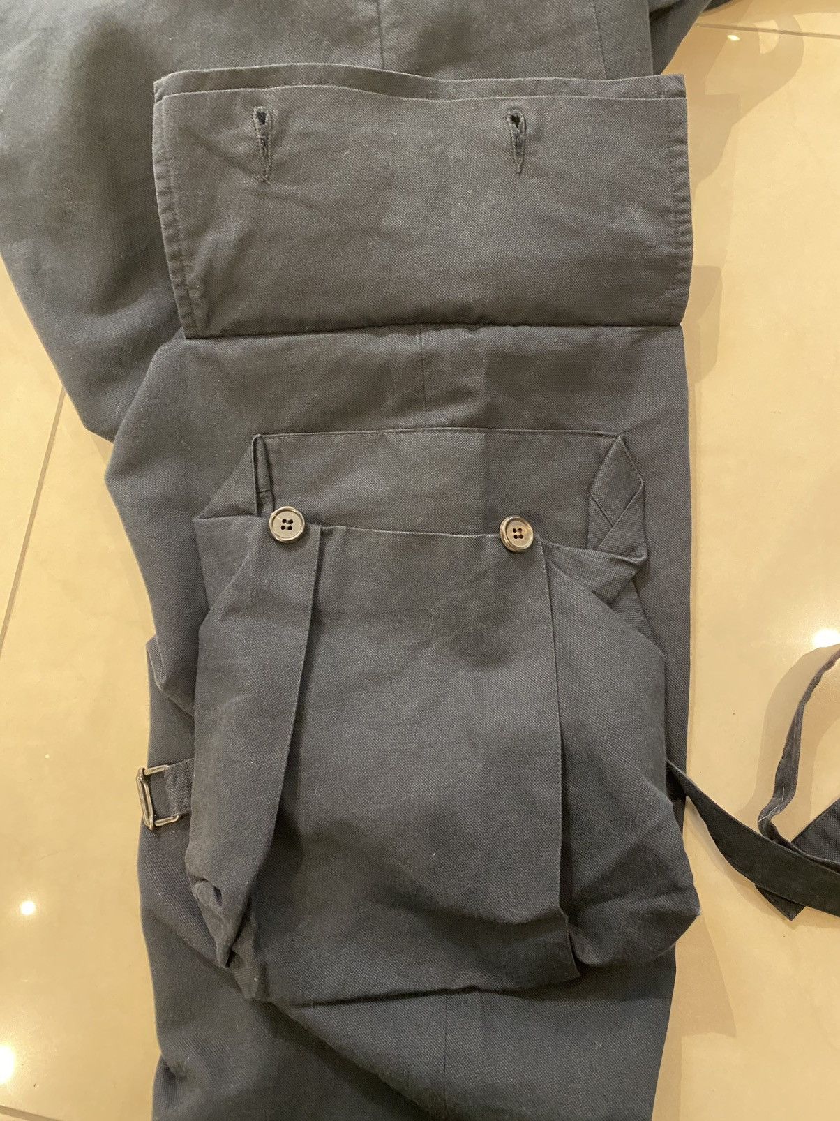 Ann Demeulemeester Ann Demeulemeester Bondage Strap Cargo Pants Size US 36 / EU 52 - 8 Thumbnail
