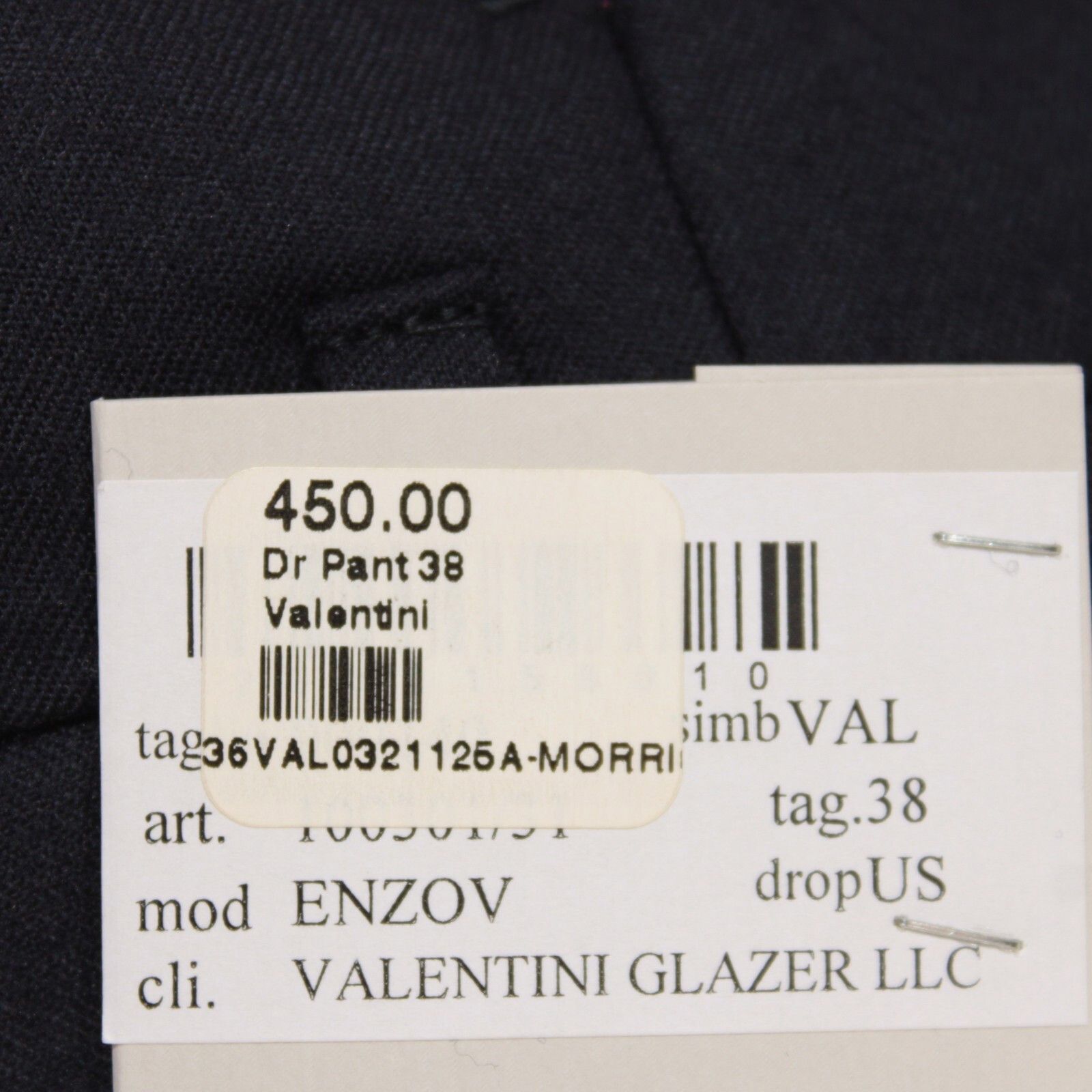 Valentini New with tags Dress Pants Size 38 US In Blue