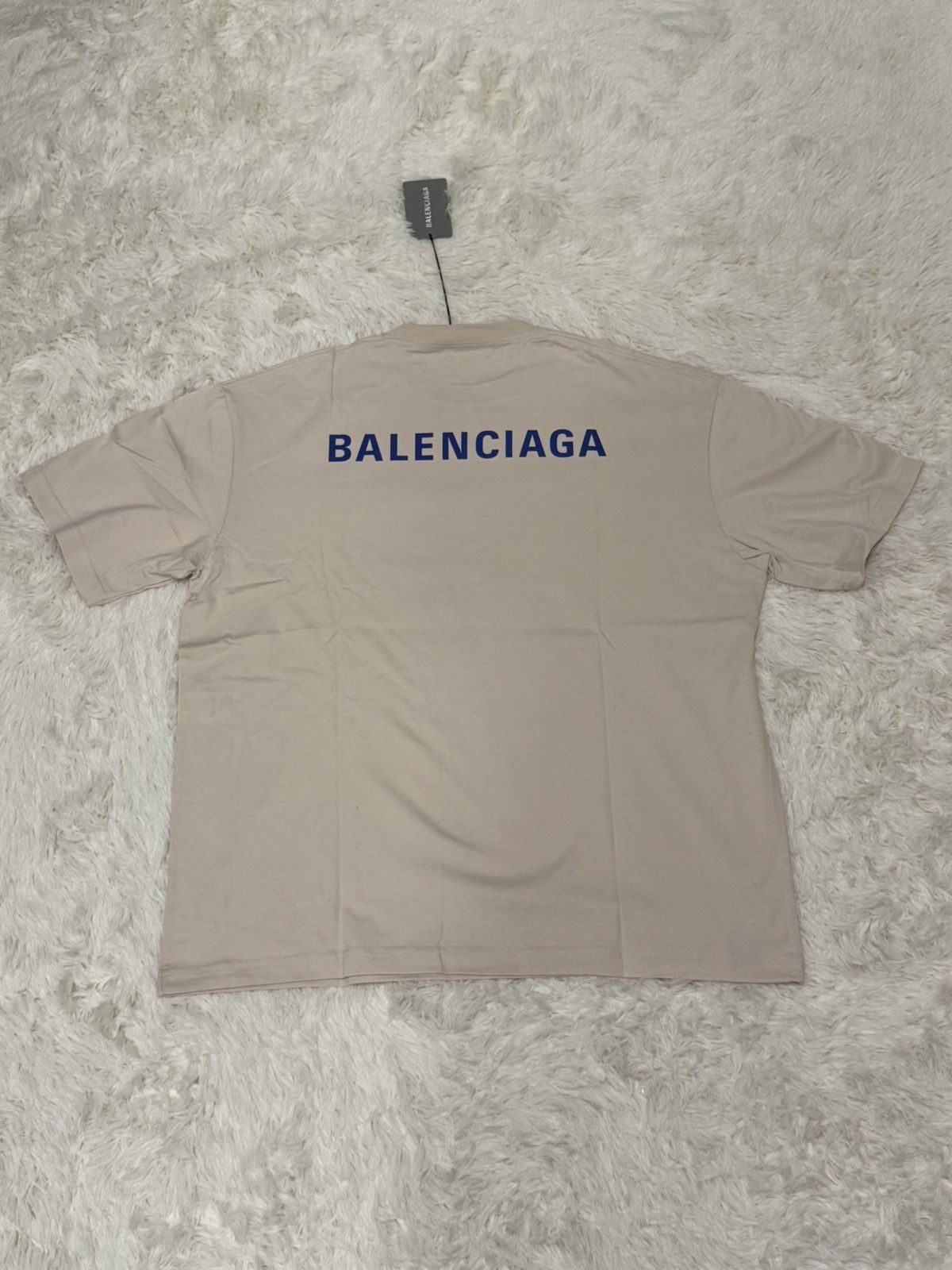 Balenciaga Balenciage beige t shirt Size US L / EU 52-54 / 3 - 3 Thumbnail