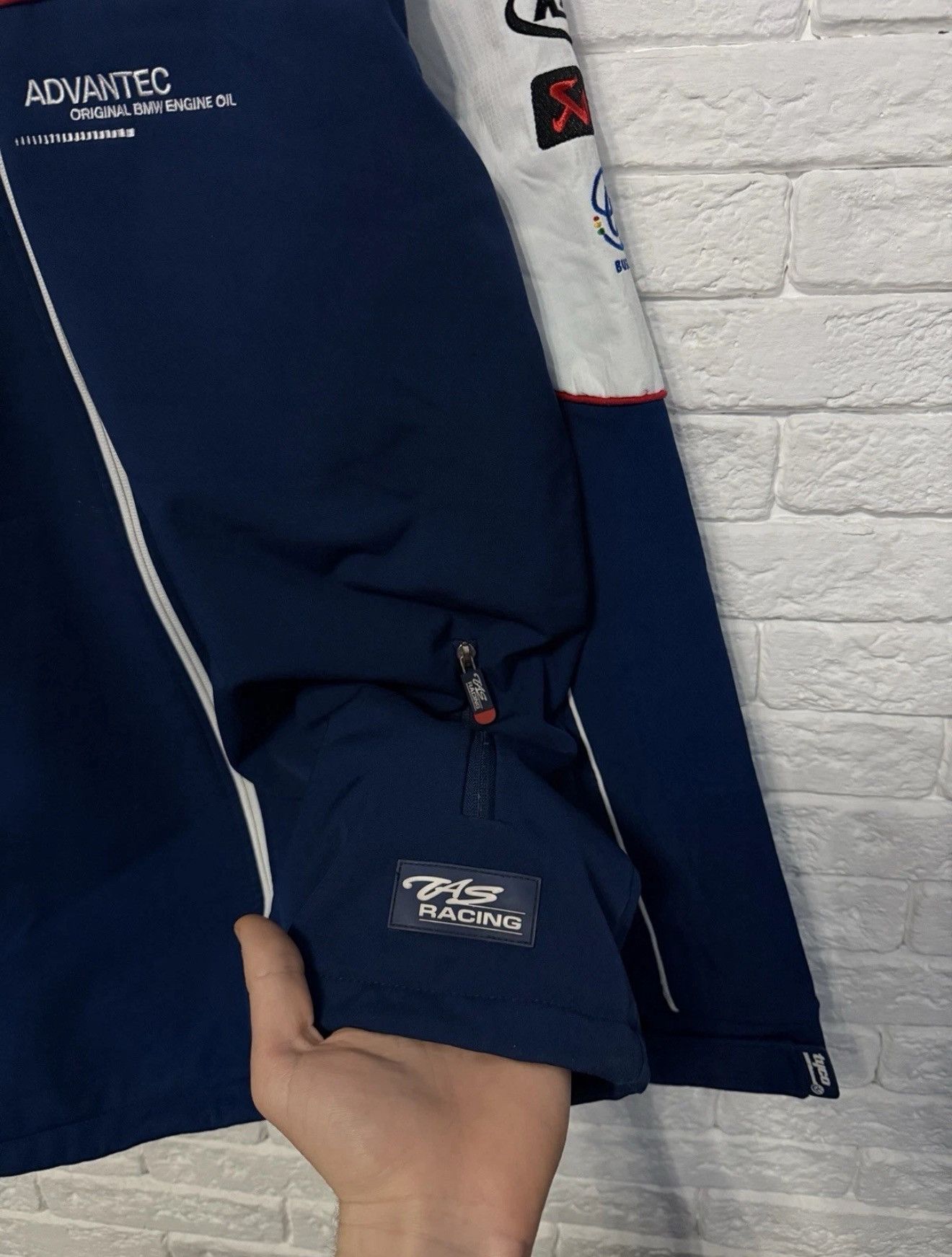 BMW BMW Motorroad Official Racing Shell Hooded Jacket Full Zip Size US XL / EU 56 / 4 - 6 Thumbnail