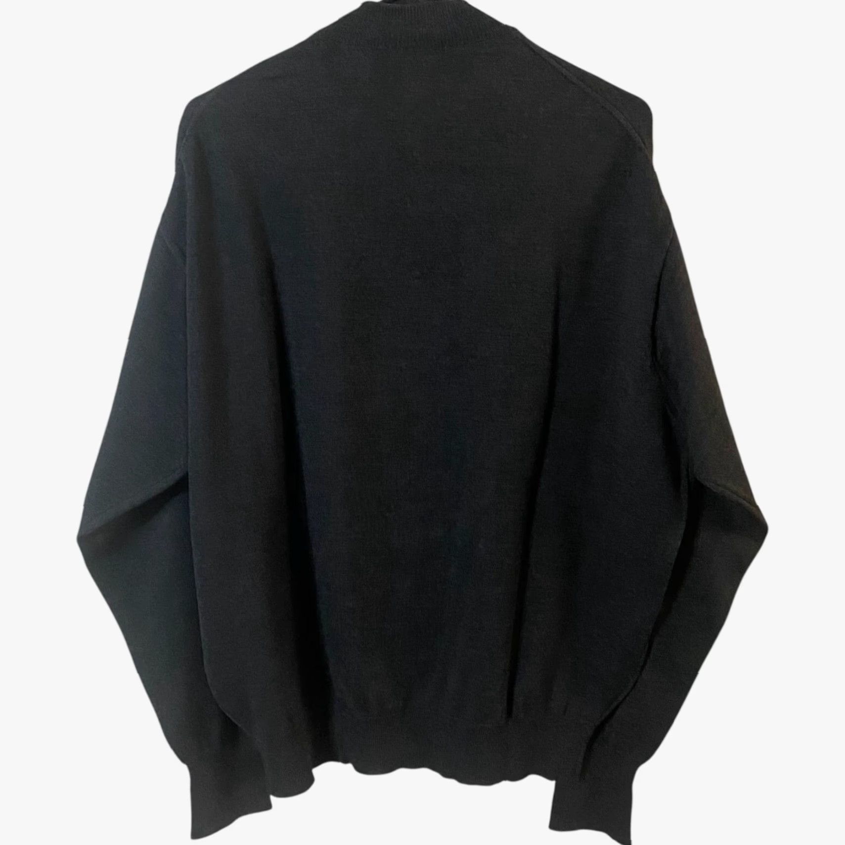 Evergreen VINTAGE Evergreen Merino Wool Sweater Gray XL Lightweight Mock Neck Pullover Mens Size US XL / EU 56 / 4 - 4 Thumbnail