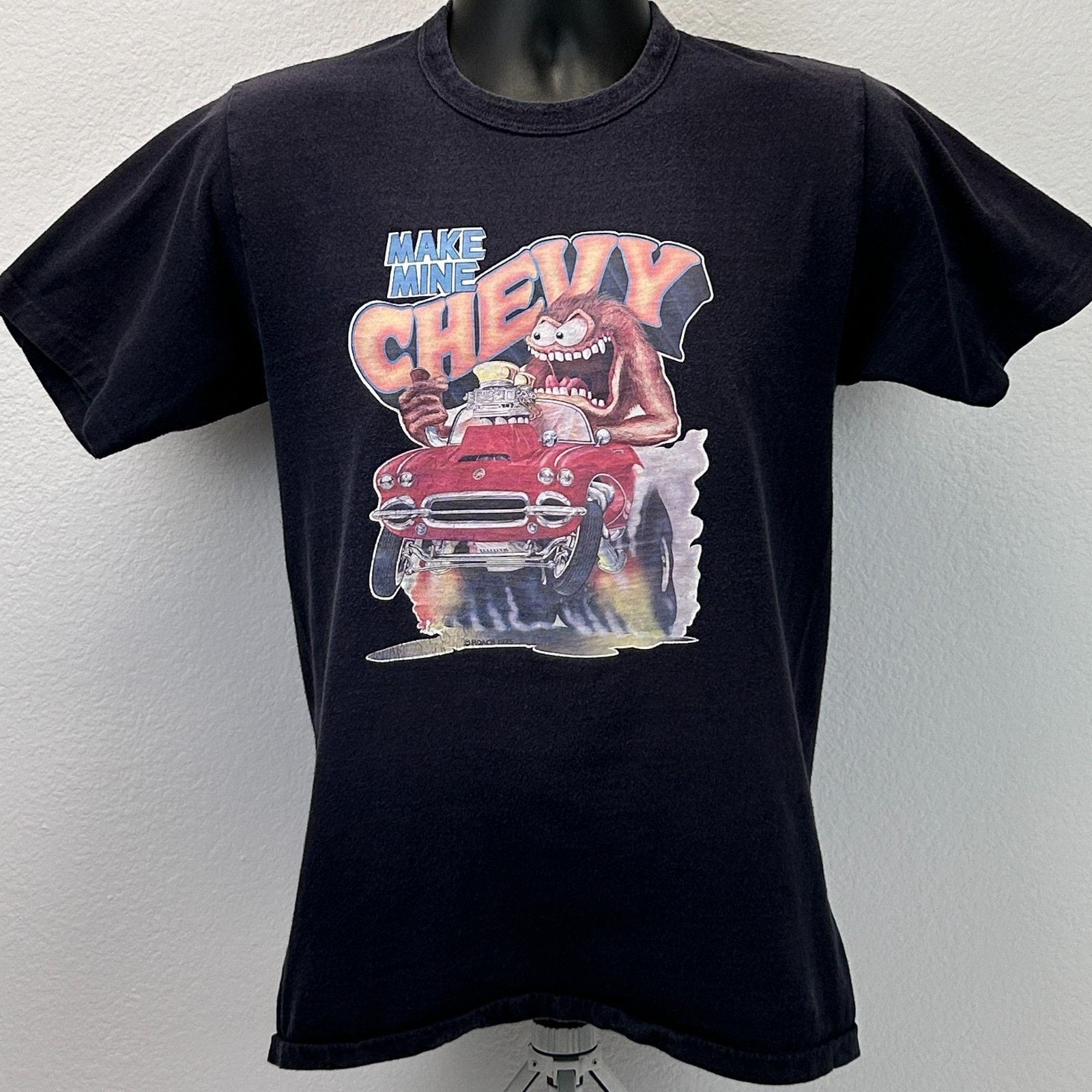 Vintage Vintage Chevy Corvette T Shirt Mens S Small Black 70s Roach Size US S / EU 44-46 / 1 - 2 Thumbnail