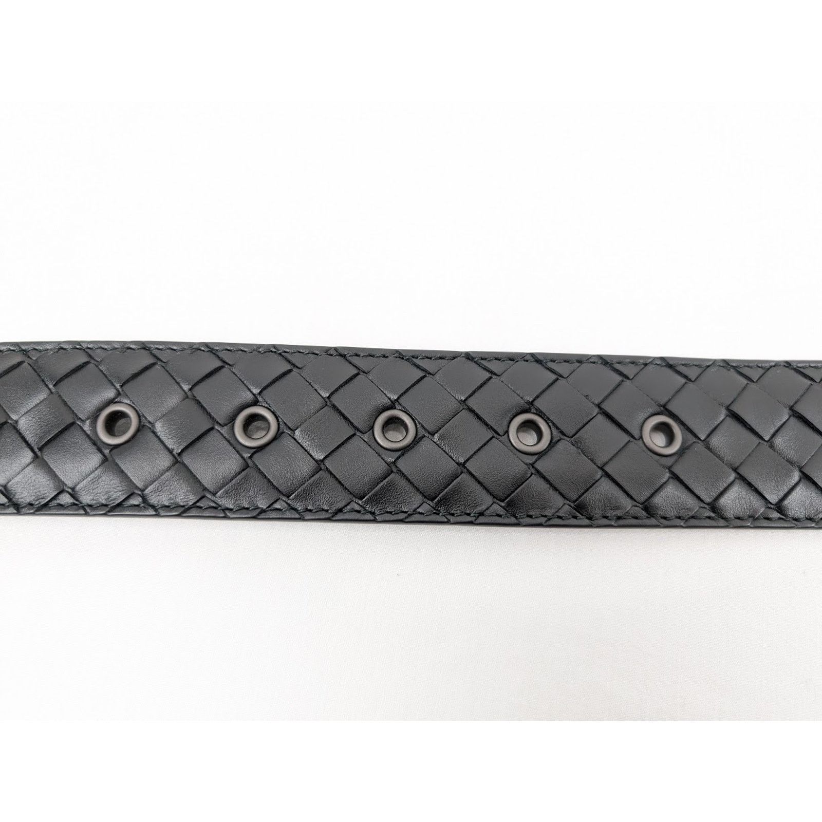 Bottega Veneta o1rshd1 Size: 110 / Intrecciato Belt in Black Size 42 - 14 Thumbnail