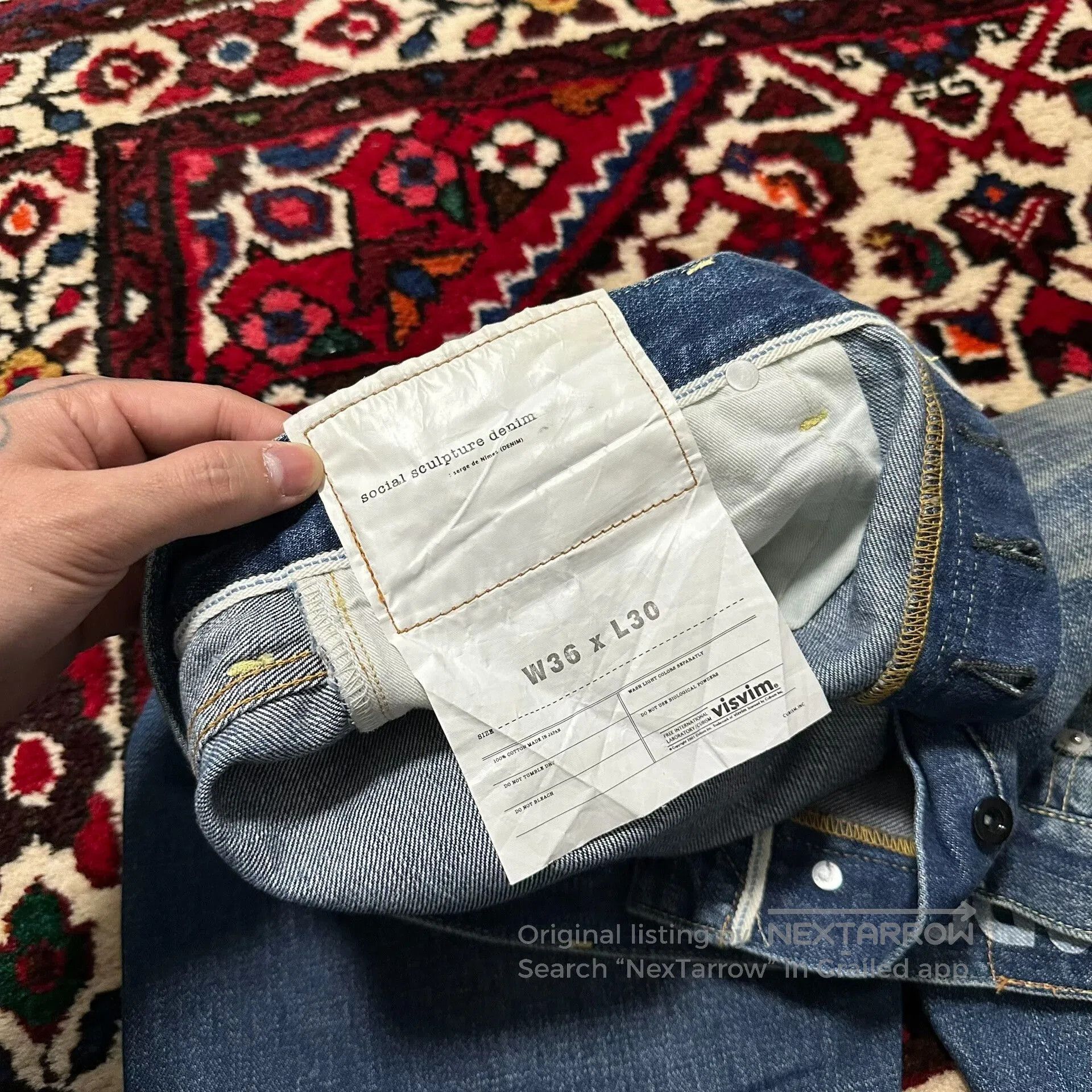 Visvim visvim relaxed fit denim jeans W36L30. Size US 36 / EU 52 - 8 Thumbnail