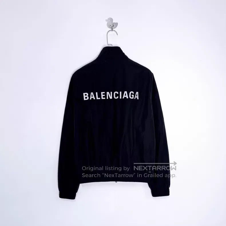Balenciaga Balenciaga Black front and back letter logo zipper branded Size S / US 4 / IT 40 - 2 Thumbnail