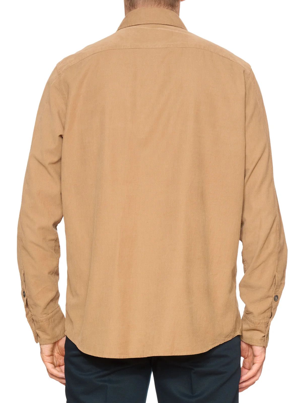 Ermenegildo Zegna ERMENEGILDO ZEGNA Brown Cotton Corduroy Western Shirt L NEW Size US L / EU 52-54 / 3 - 3 Thumbnail