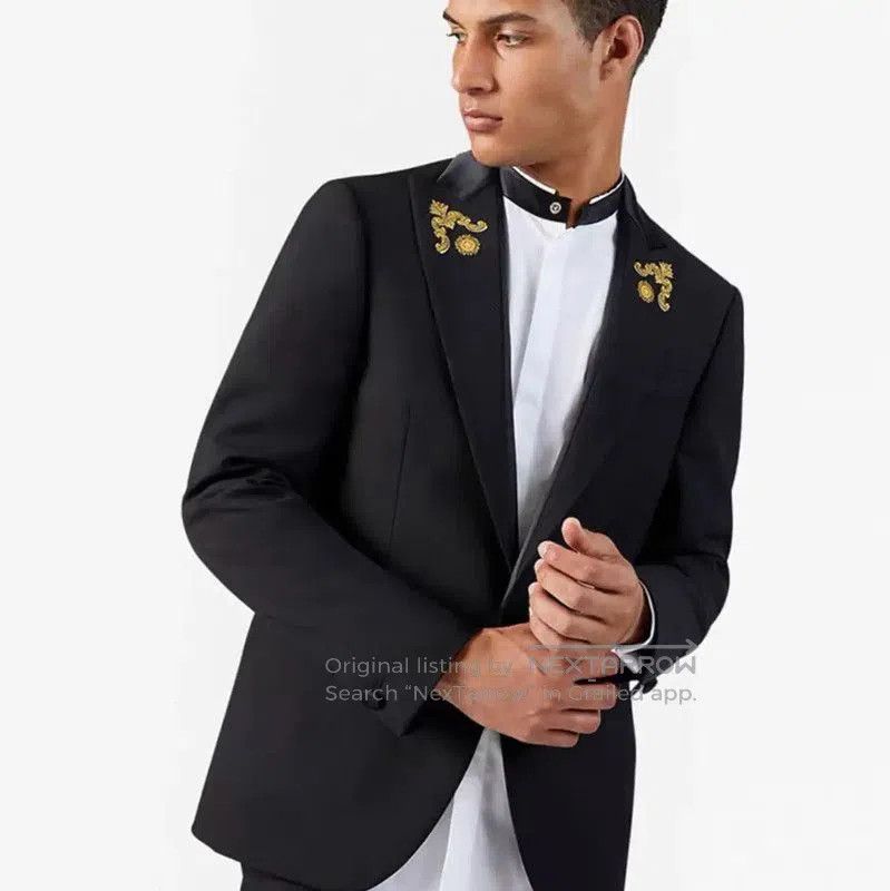 Versace Versace Black Polyester Long Sleeve Jacket . Size US XXL / EU 58 / 5 - 8 Thumbnail