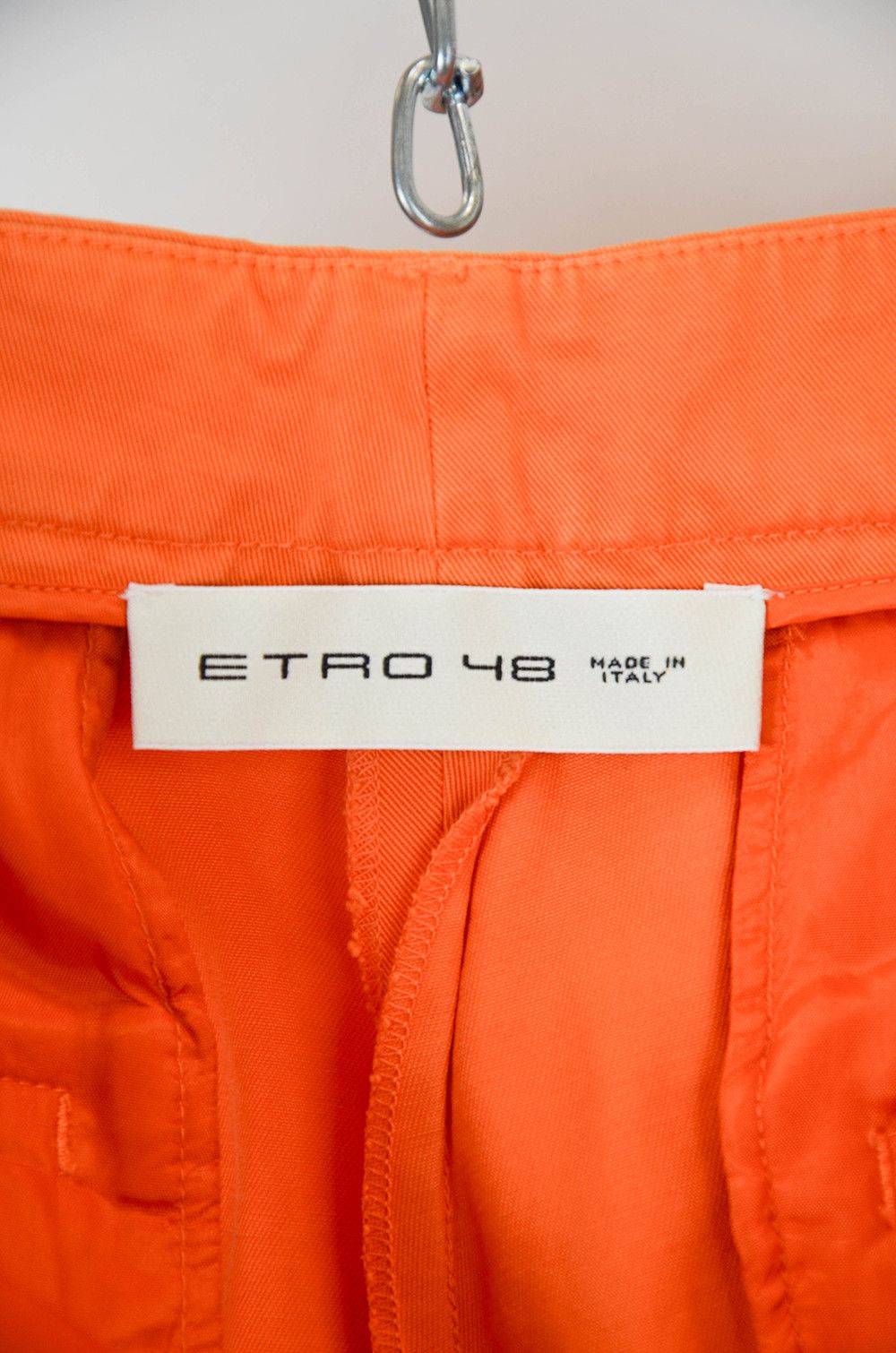 Etro ETRO “Pantalone Veronica” Flared Orange Pants – IT48 Size 34" / US 12 / IT 48 - 9 Thumbnail
