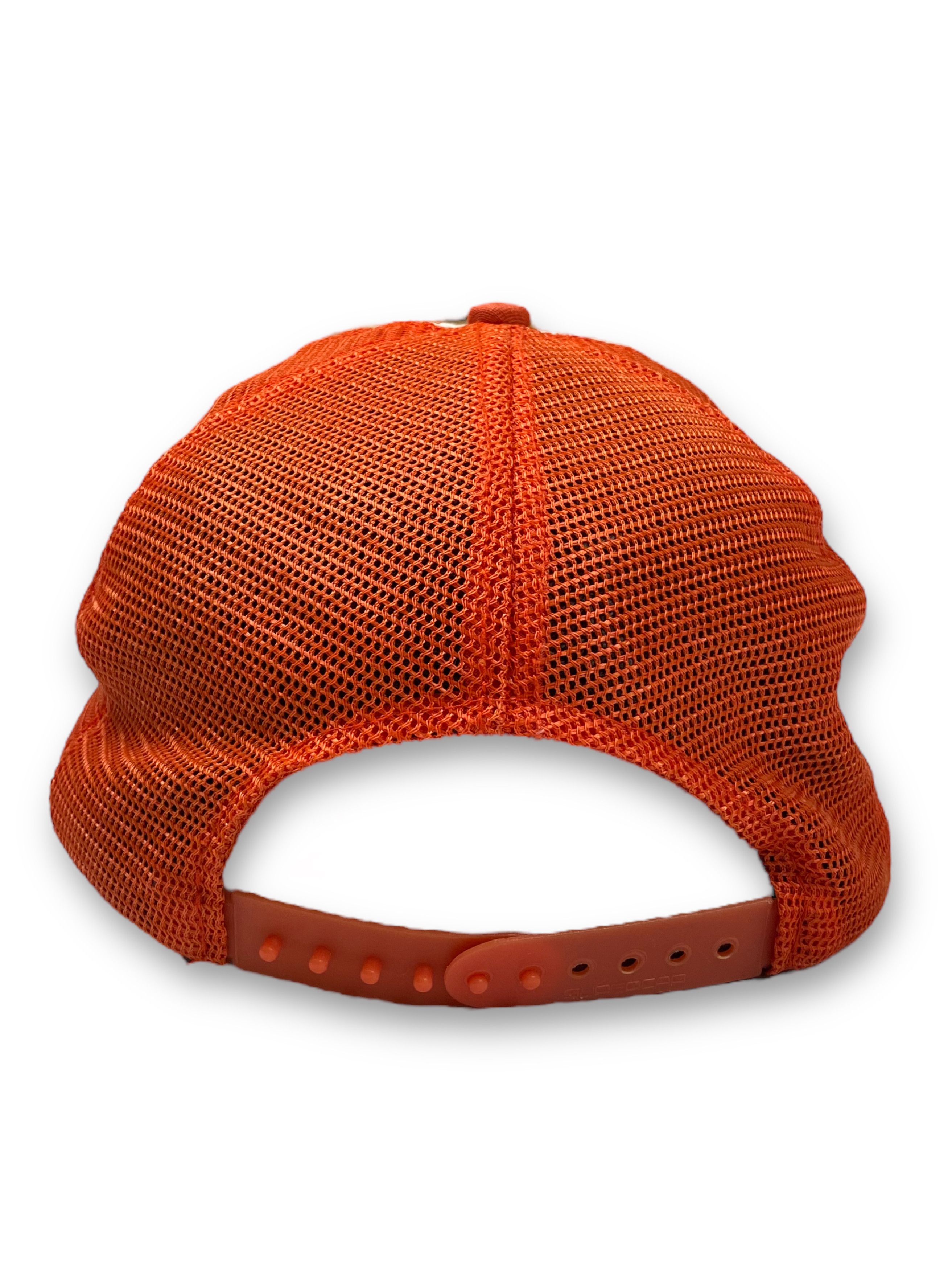 Other Vintage REDNECK Orange Trucker Cap Y2k M694 Size ONE SIZE - 4 Thumbnail